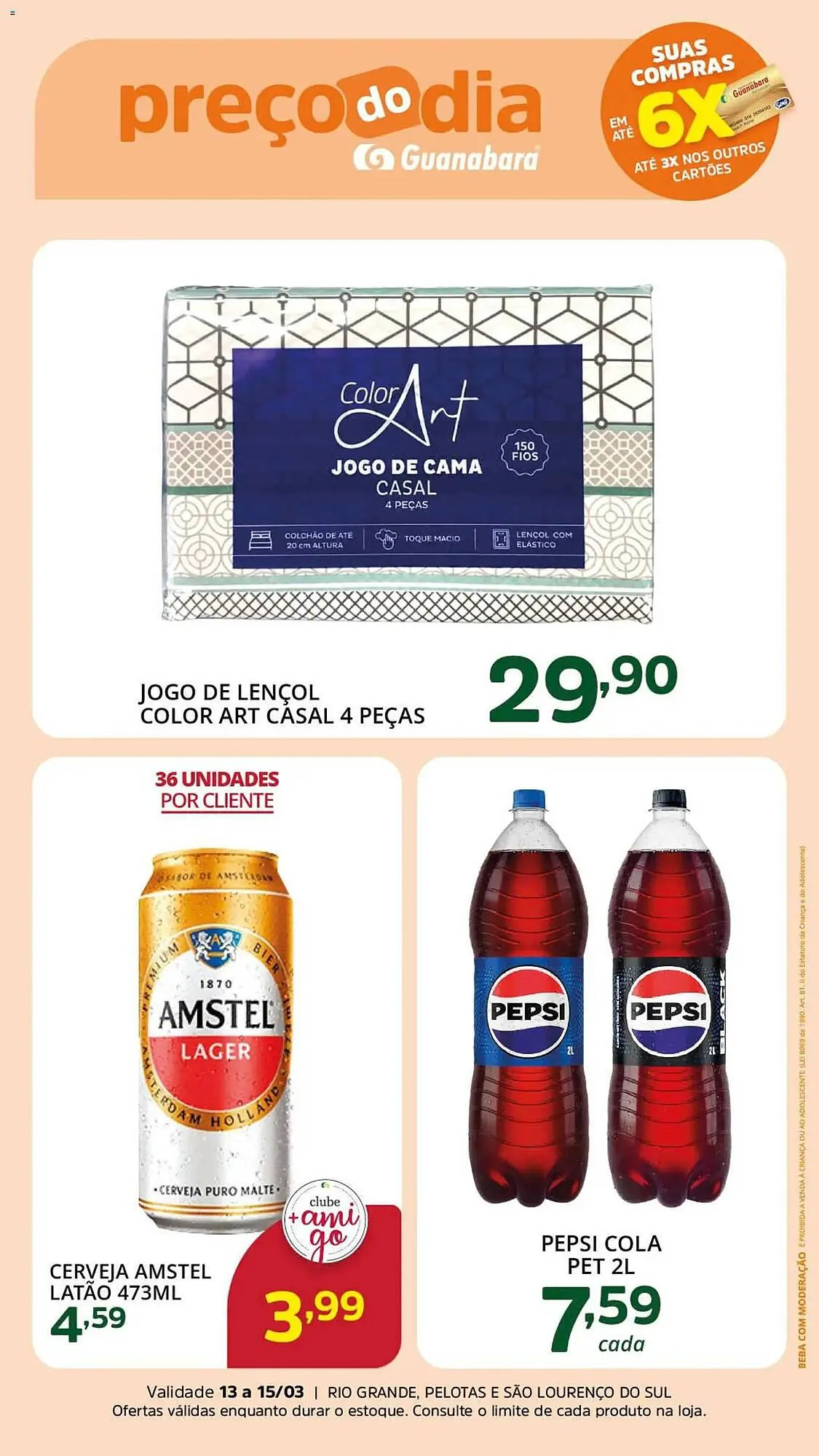 Encarte de Encarte Supermercados Guanabara 13 de março até 15 de março 2026 - Pagina 4