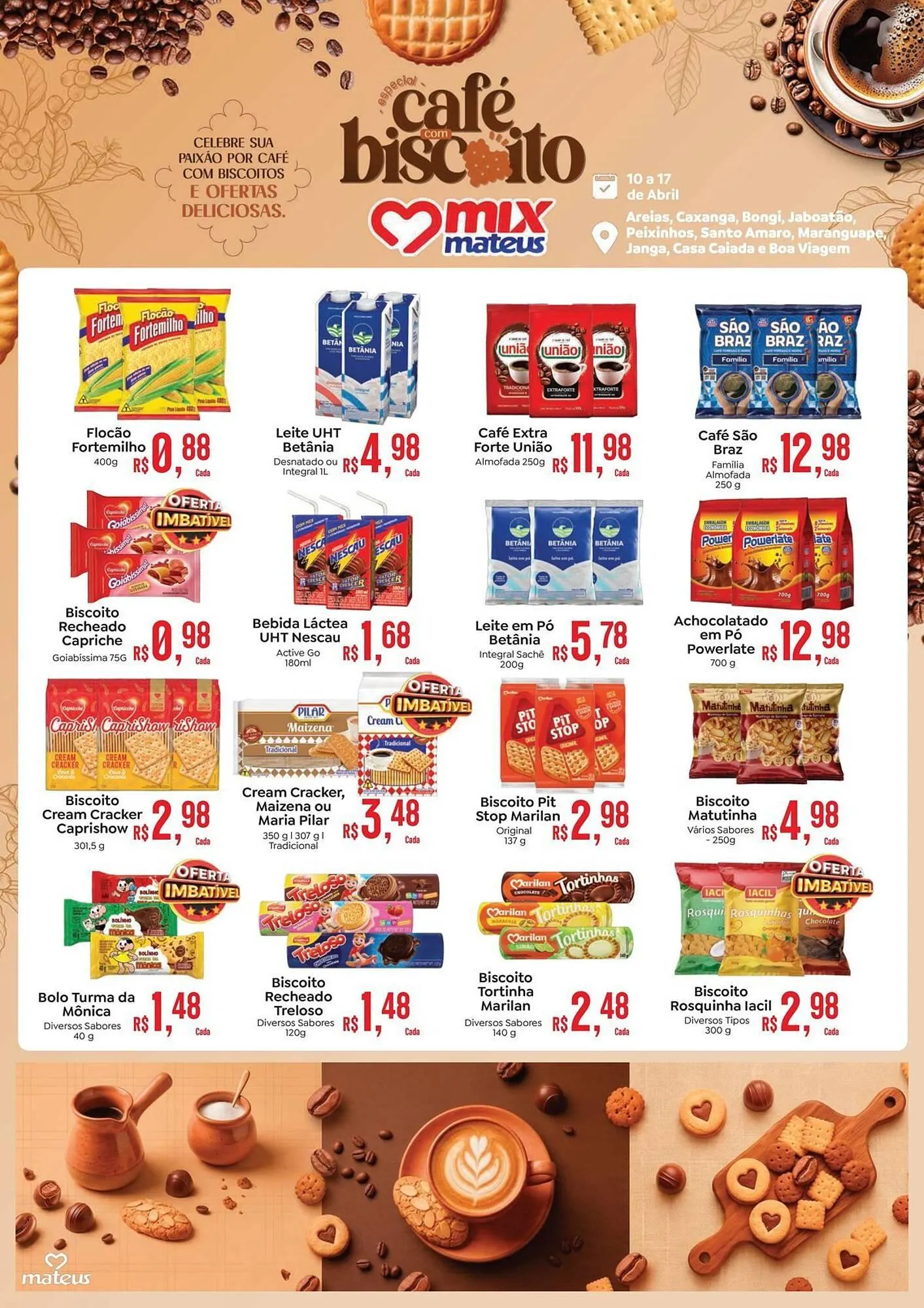 Encarte de Catálogo Supermercados Mateus 14 de abril até 17 de abril 2026 - Pagina 1