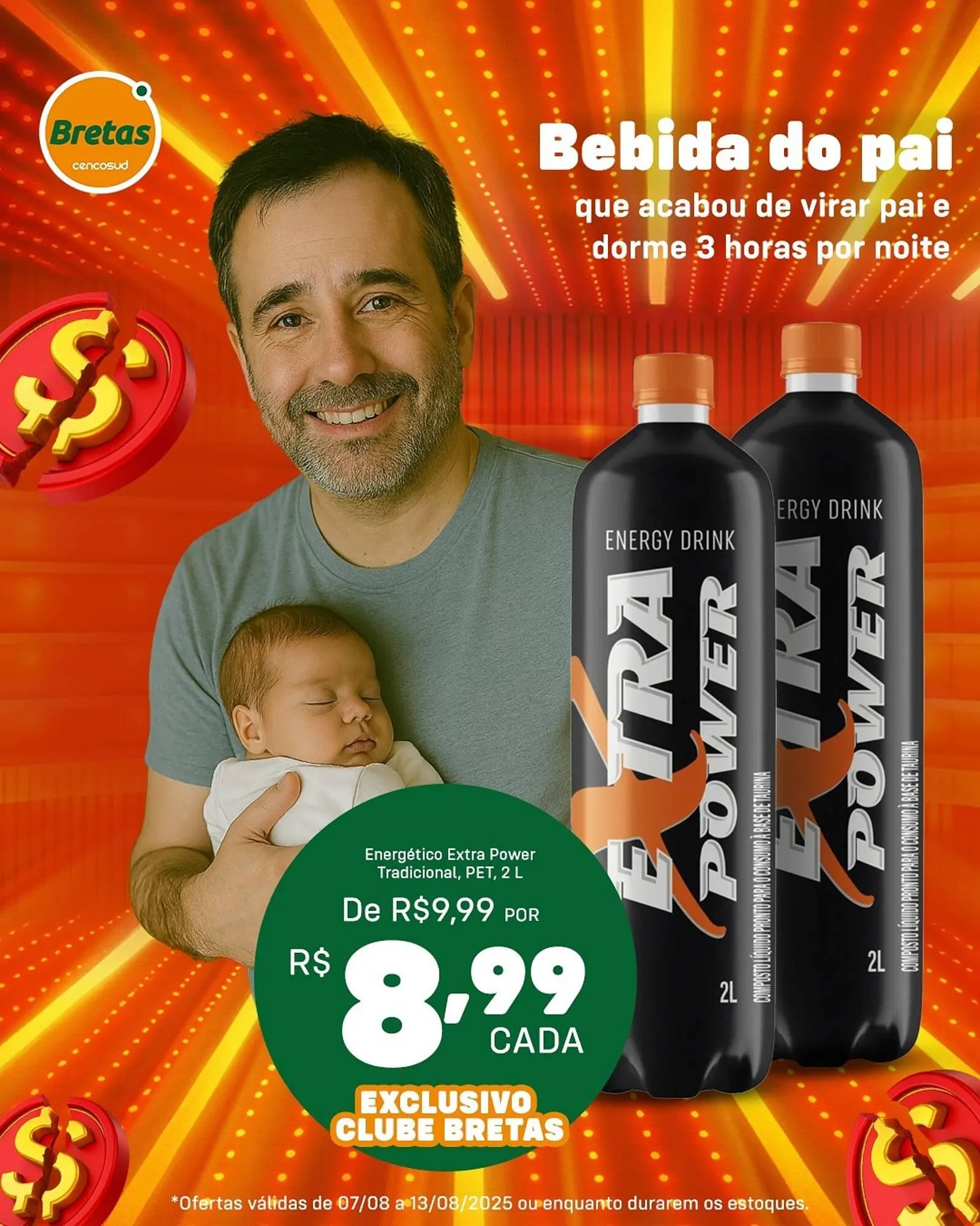 Encarte de Catálogo Supermercados Bretas 8 de agosto até 13 de agosto 2025 - Pagina 4