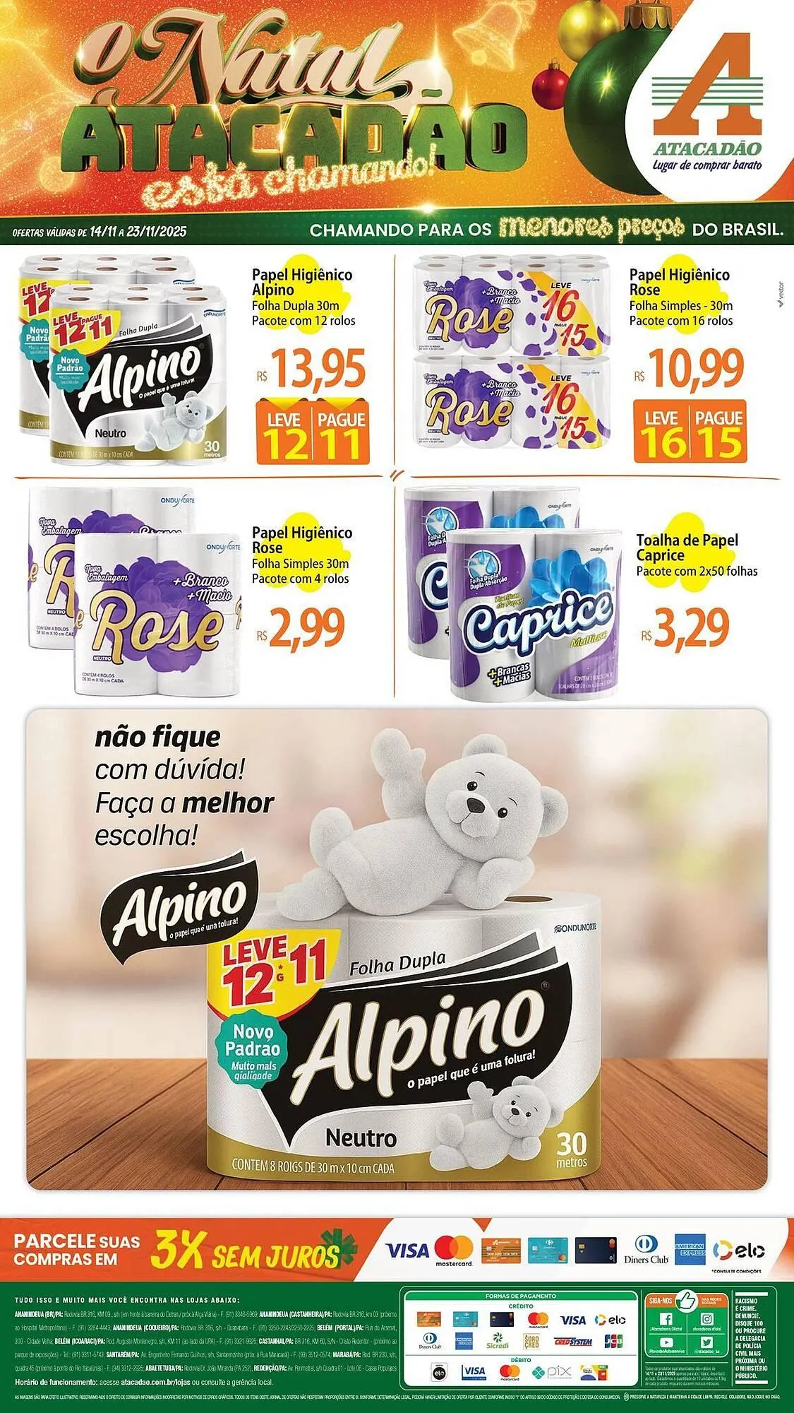 Encarte de Folheto Atacadão 17 de novembro até 23 de novembro 2025 - Pagina 1