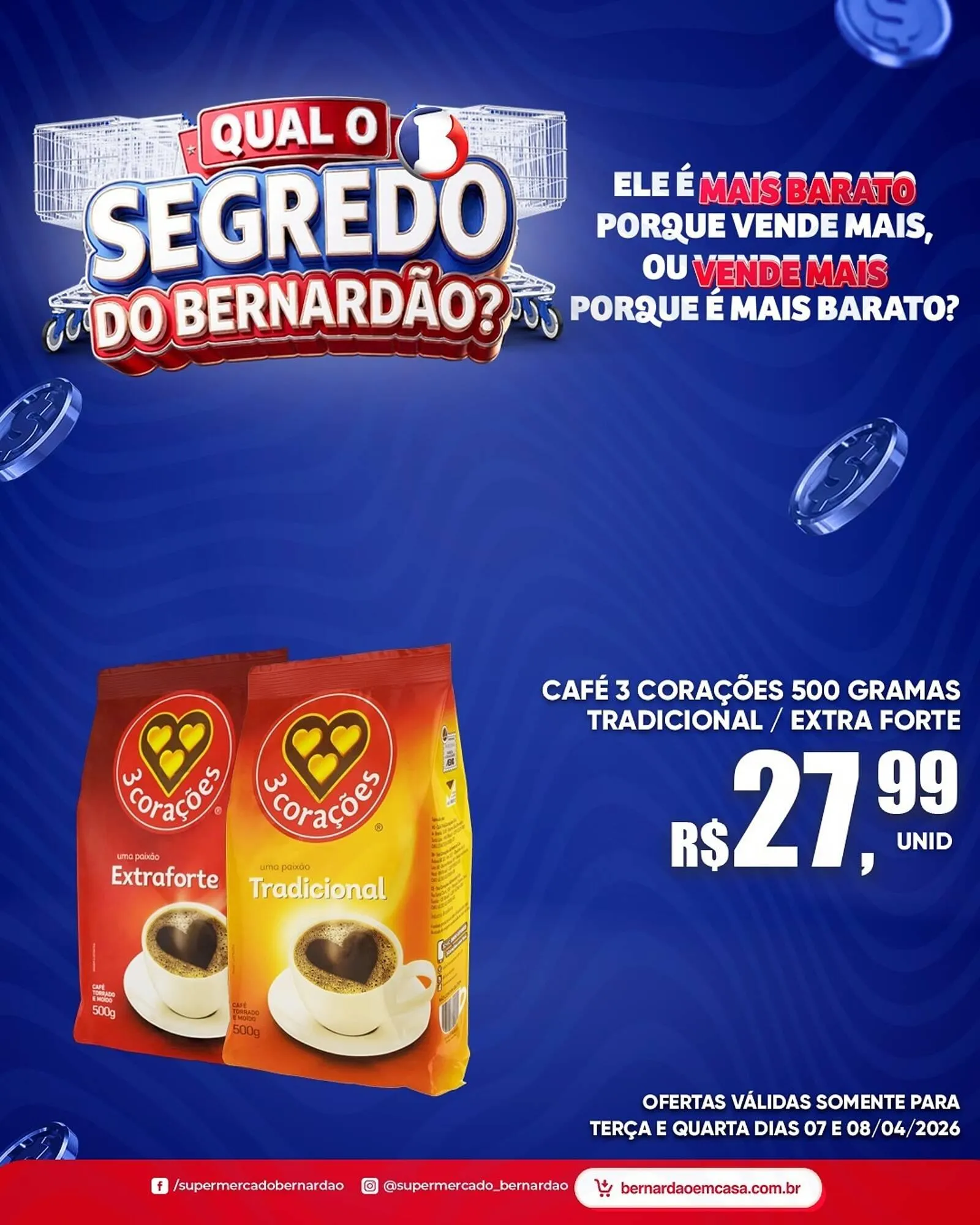 Encarte de Catálogo Supermercado Bernardão 7 de abril até 8 de abril 2026 - Pagina 1