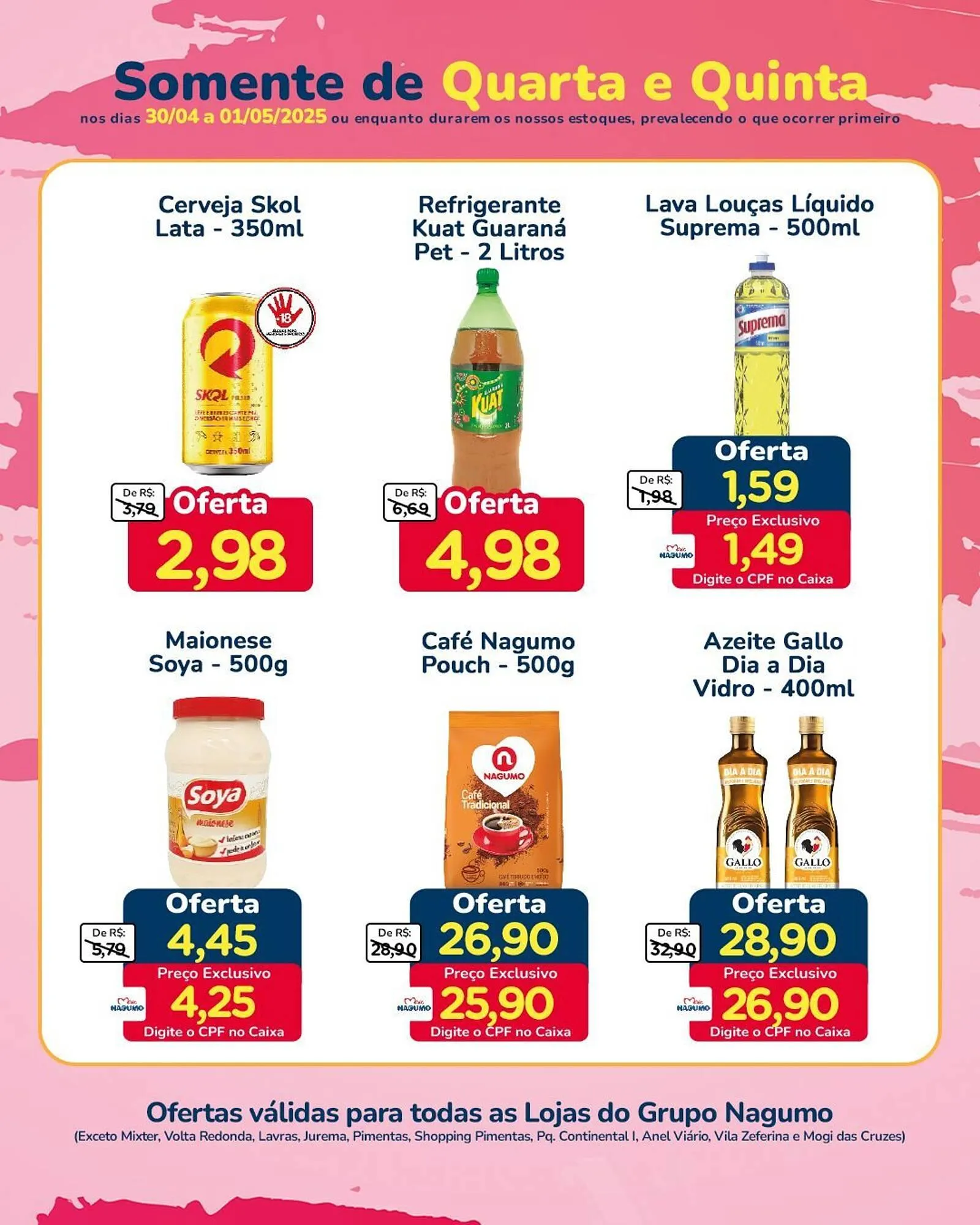 Encarte de Catálogo Nagumo 30 de abril até 1 de maio 2025 - Pagina 2