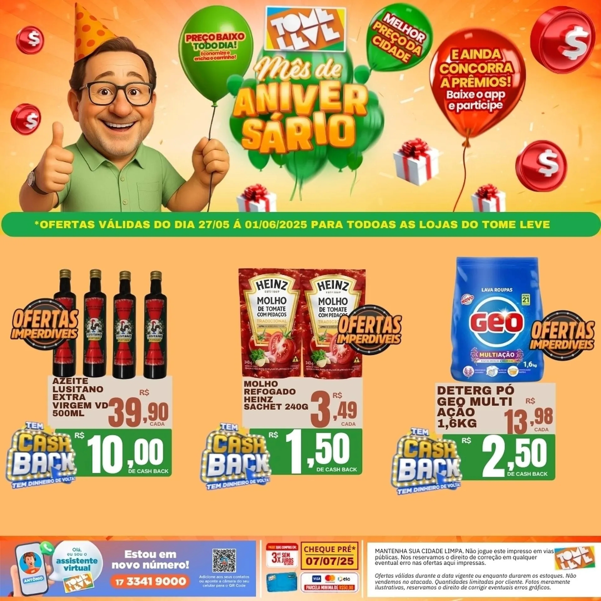 Encarte de Catálogo Tome Leve 27 de maio até 1 de junho 2025 - Pagina 3