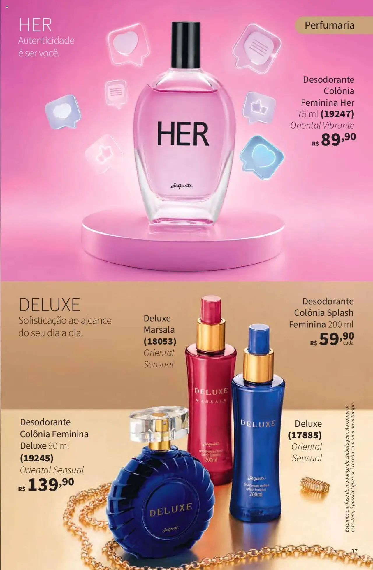 Encarte de Jequiti - Revista 06/2025 21 de abril até 16 de maio 2025 - Pagina 37