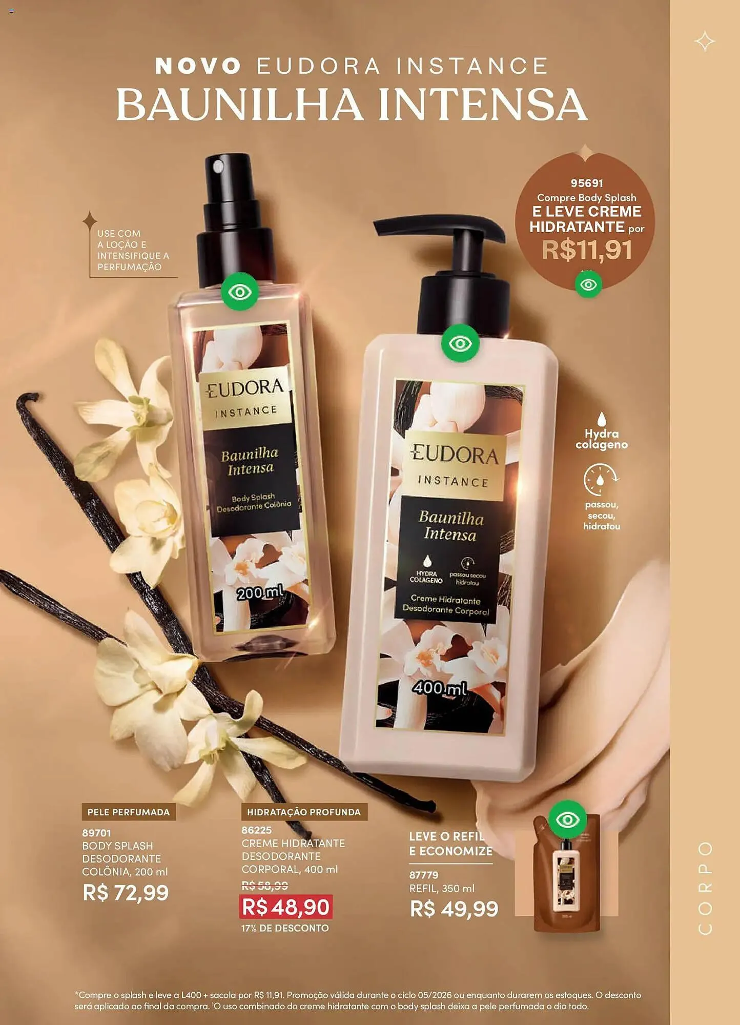 Encarte de Catálogo Eudora 11 de março até 10 de abril 2026 - Pagina 33