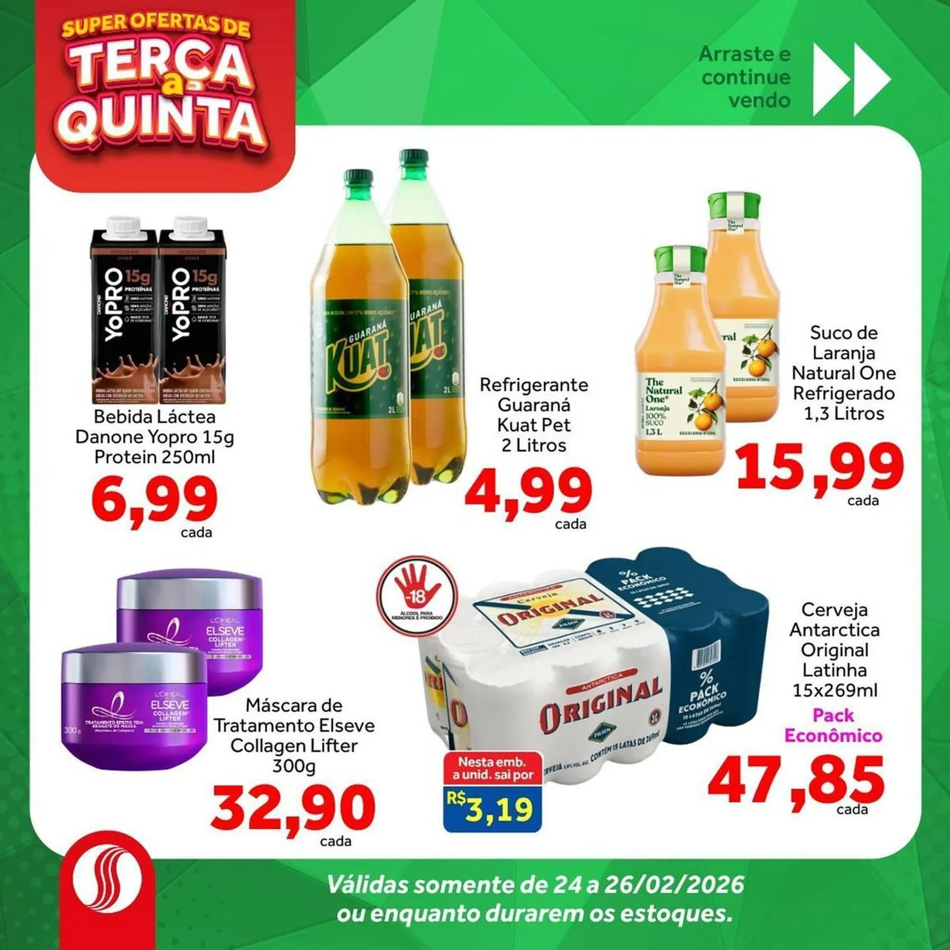 Encarte de Folheto Shibata Supermercados 24 de fevereiro até 26 de fevereiro 2026 - Pagina 6