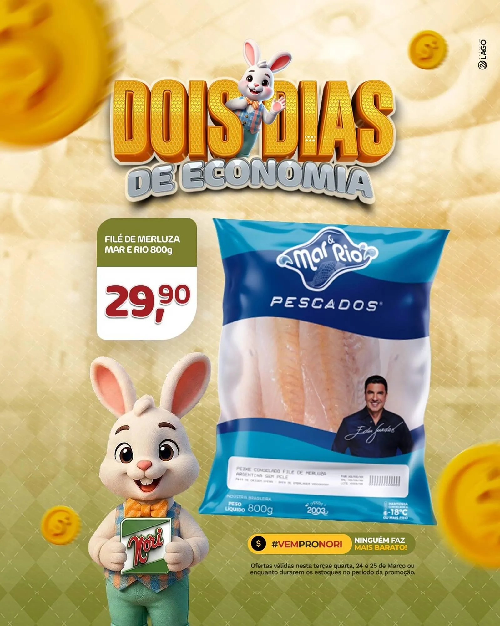 Encarte de Catálogo Supermercados Nori 24 de março até 25 de março 2026 - Pagina 1
