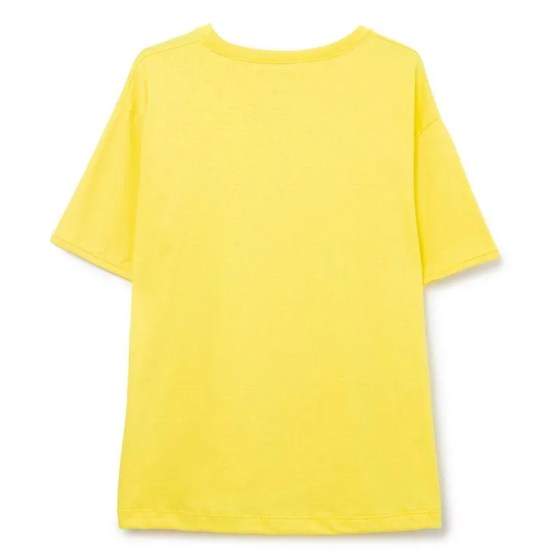 Camiseta Infantil Energy Waves Amarela