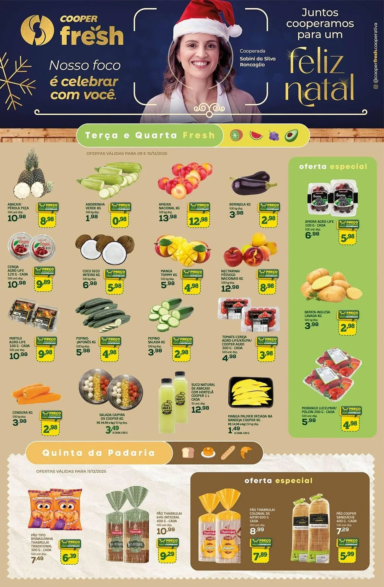 Encarte de Tabloide Cooper 9 de dezembro até 11 de dezembro 2025 - Pagina 1