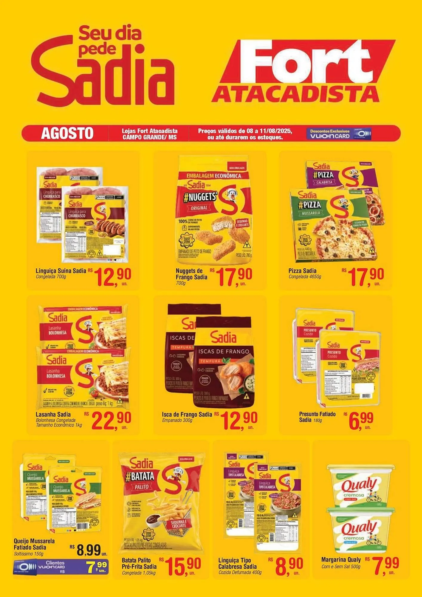 Encarte de Catálogo Fort Atacadista 8 de agosto até 11 de agosto 2025 - Pagina 1