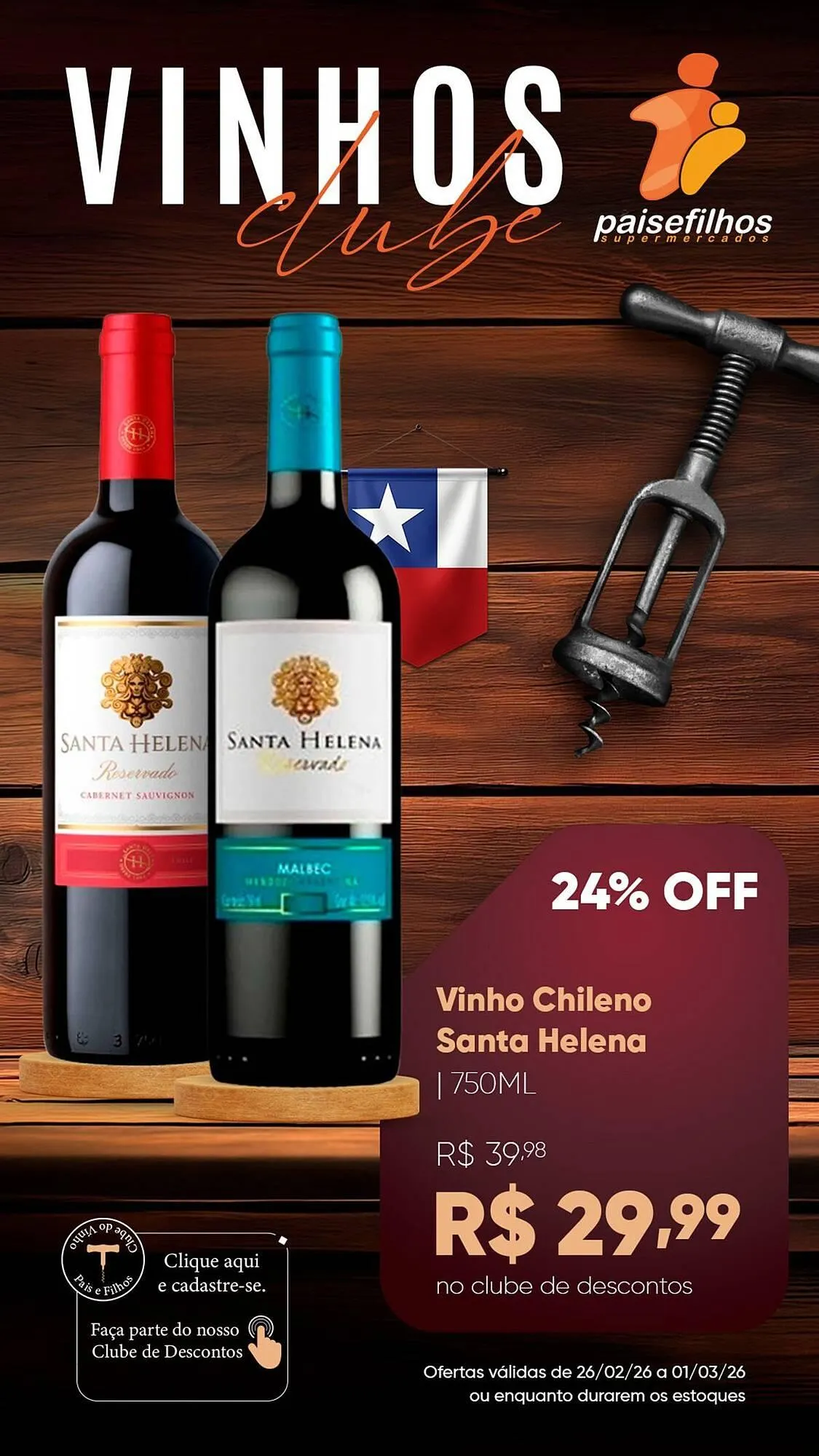 Encarte de Catálogo Pais e Filhos Supermercados 26 de fevereiro até 1 de março 2026 - Pagina 4