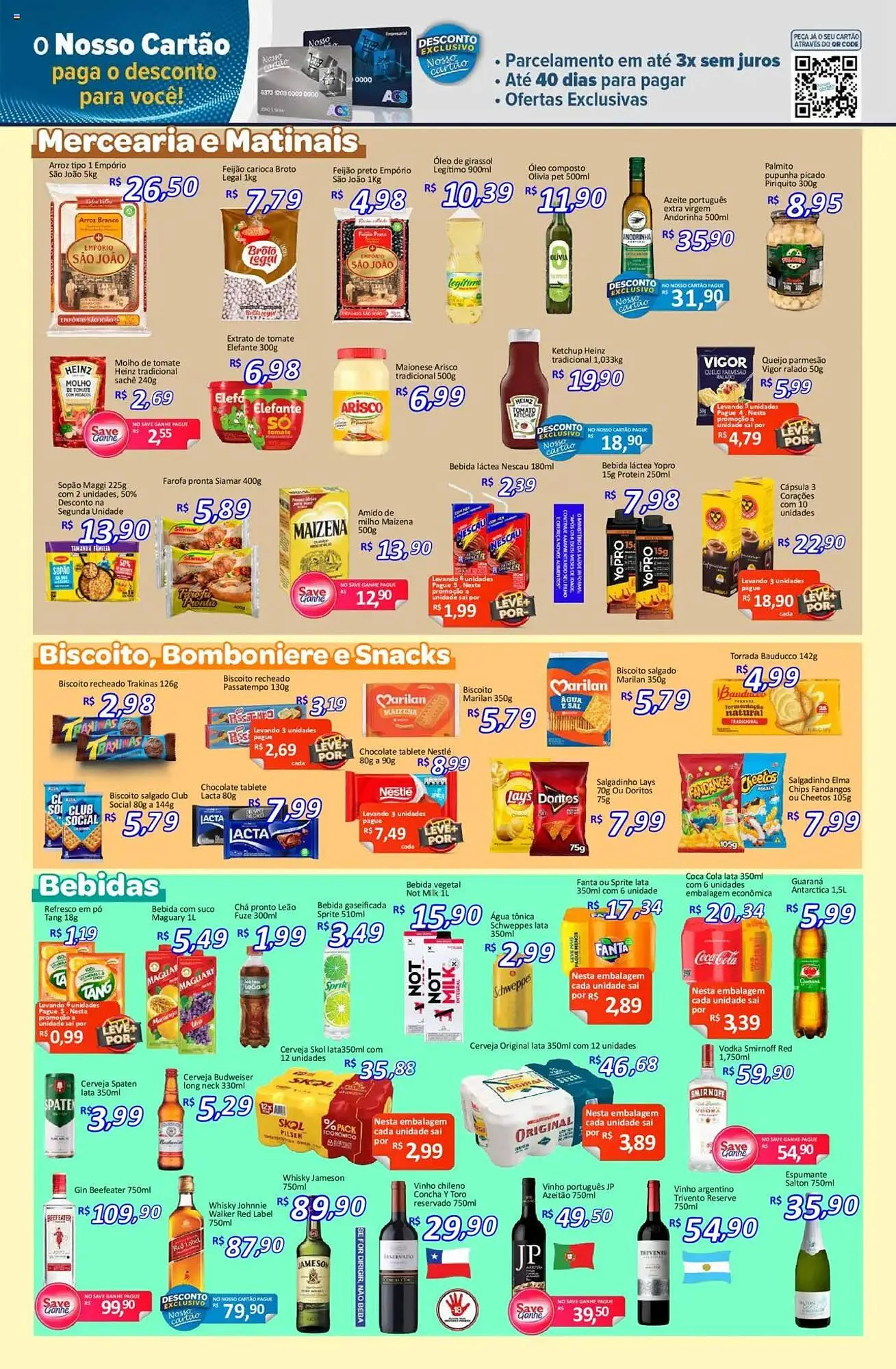 Encarte de Catálogo Supermercados Savegnago 17 de julho até 21 de julho 2025 - Pagina 3