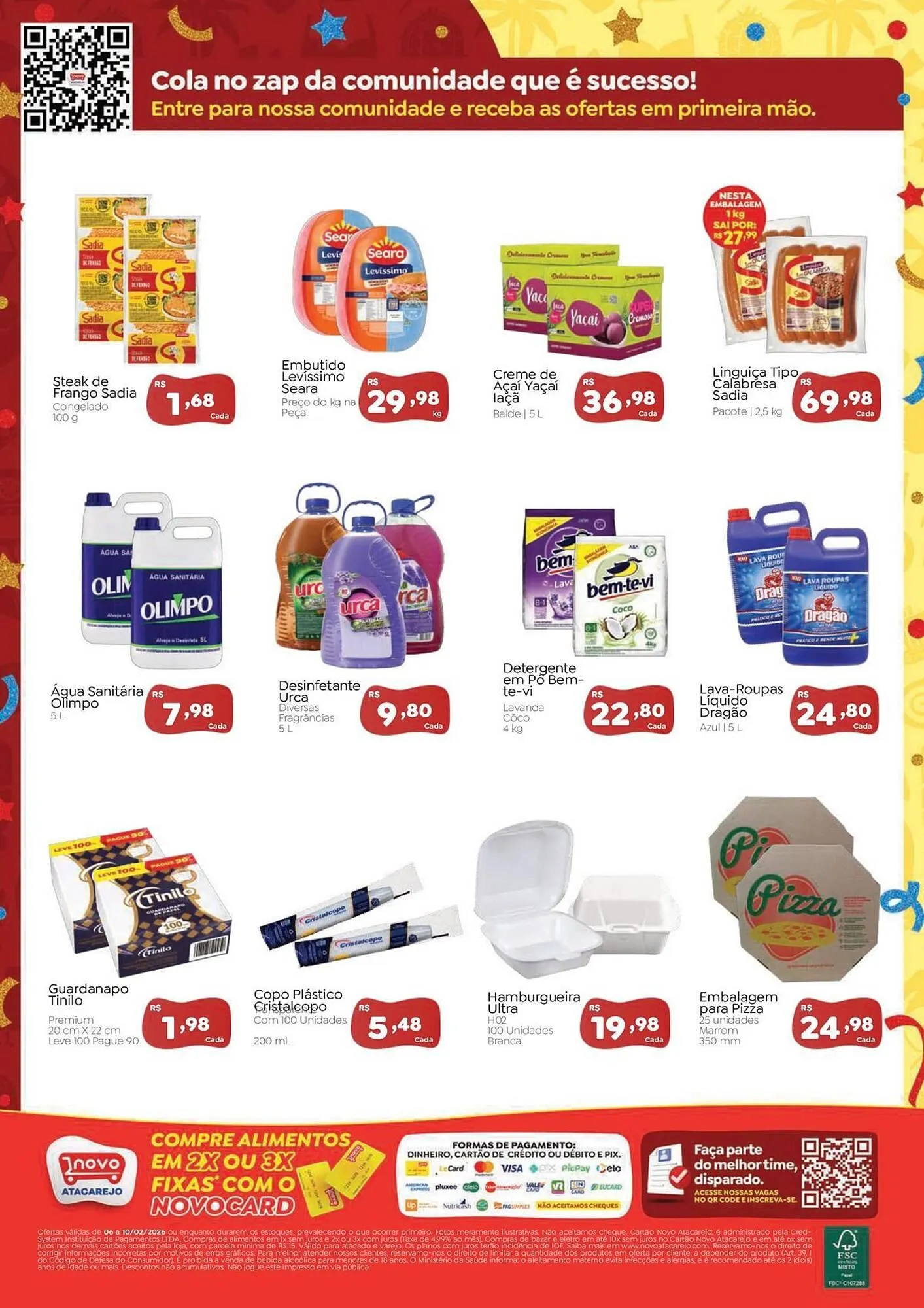 Encarte de Folheto Novo Atacarejo 6 de fevereiro até 10 de fevereiro 2026 - Pagina 2