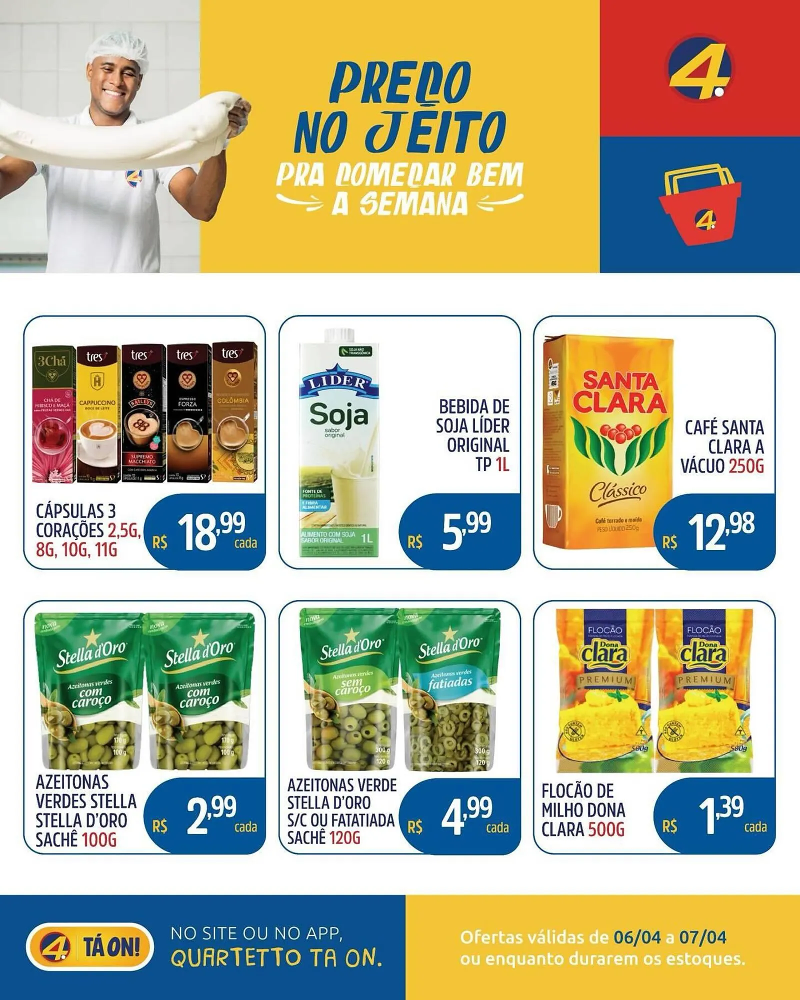 Encarte de Catálogo Quartetto Supermercados 6 de abril até 7 de abril 2026 - Pagina 2