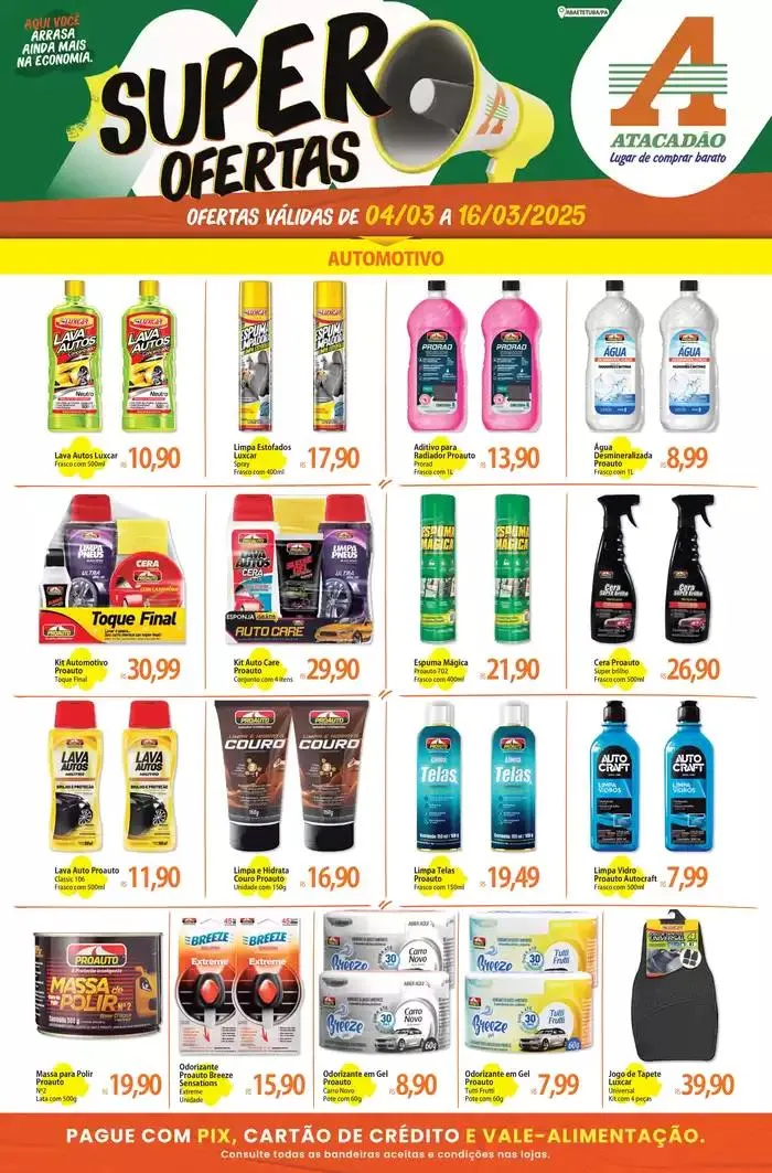 Encarte de Grandes descontos em produtos selecionados 5 de março até 16 de março 2025 - Pagina 1