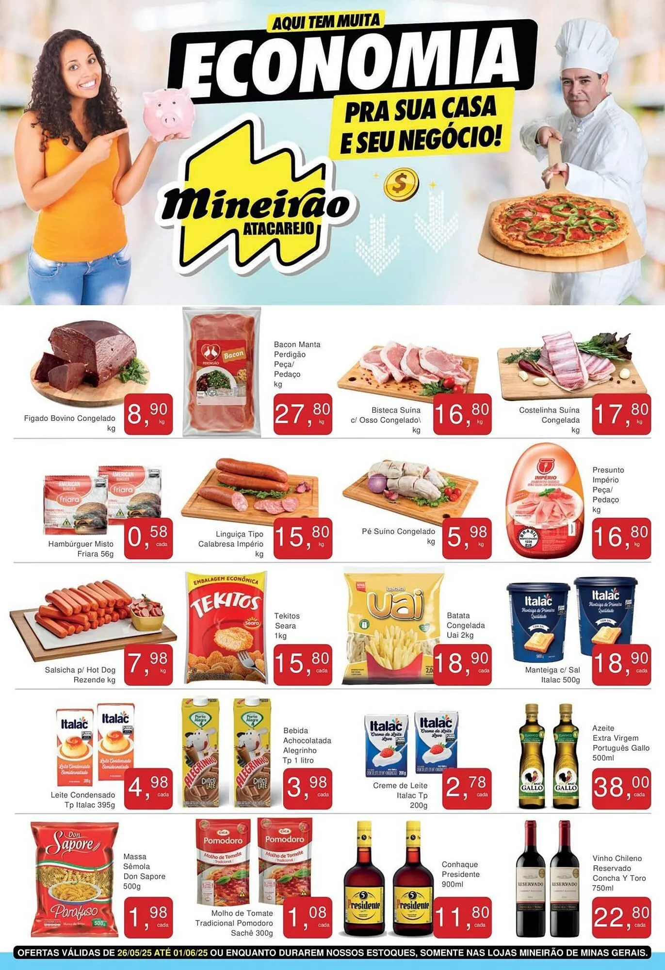 Encarte de Catálogo Mineirão Atacarejo 28 de maio até 1 de junho 2025 - Pagina 1