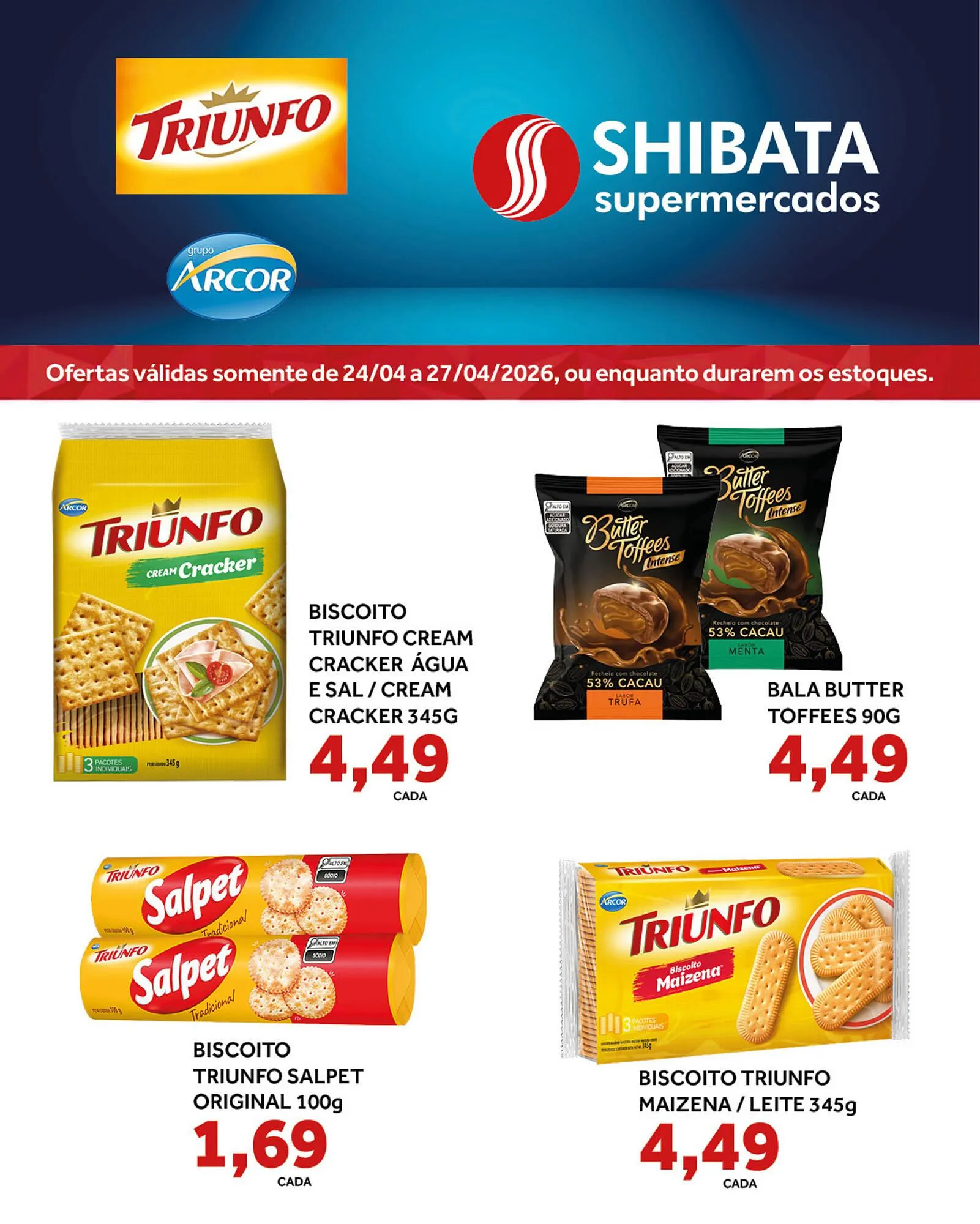 Encarte de Folheto Shibata Supermercados 24 de abril até 27 de abril 2026 - Pagina 1