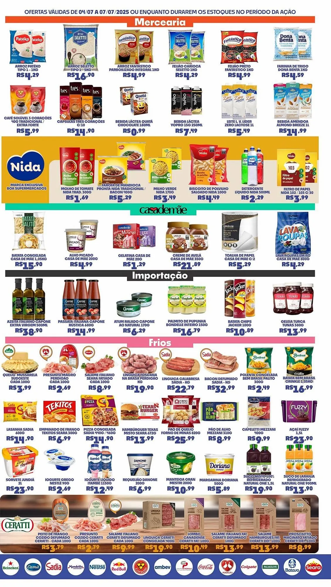 Encarte de Catálogo Boa Supermercados 4 de julho até 7 de julho 2025 - Pagina 3