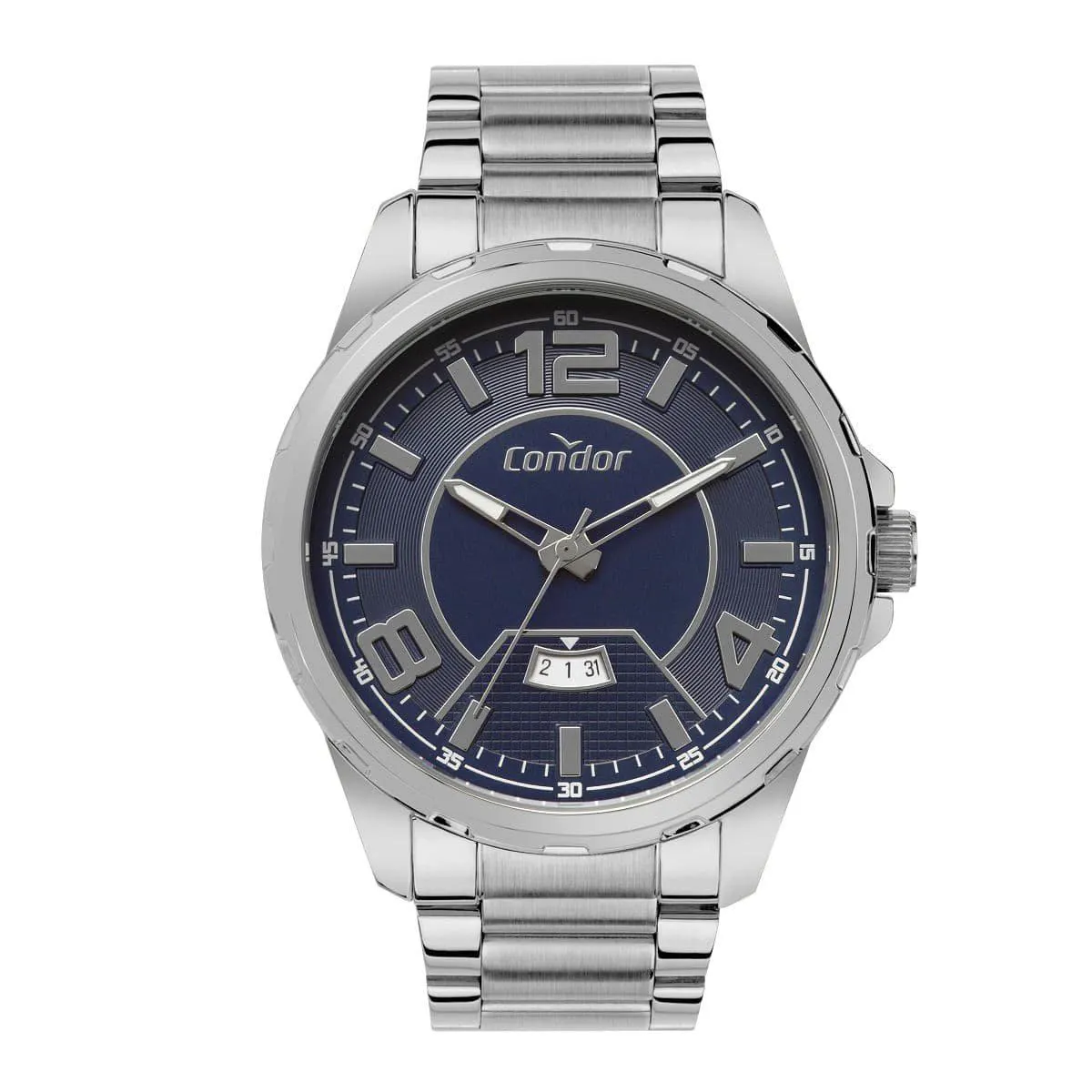 Relógio Condor Masculino Prata Avulso