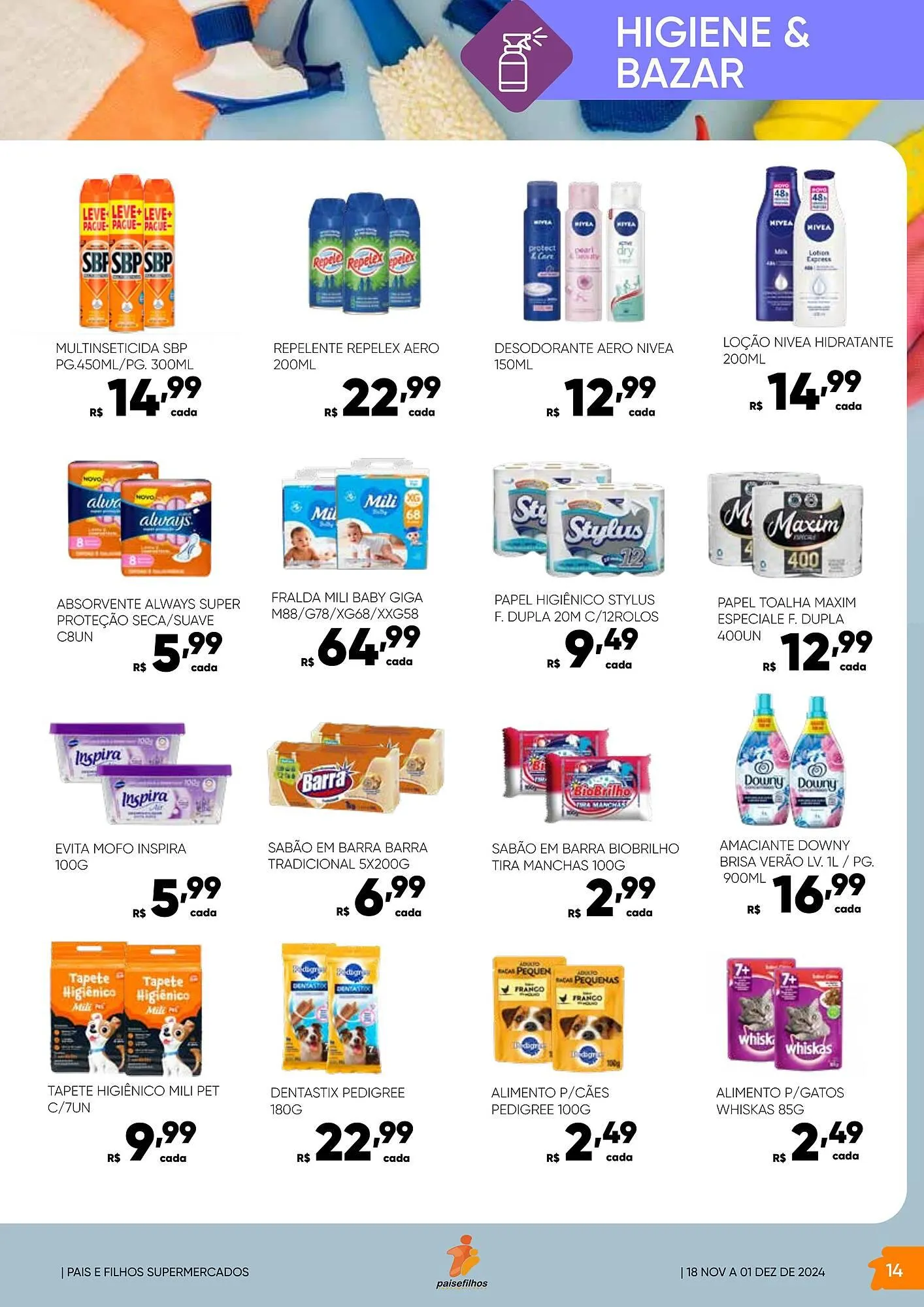 Encarte de Catálogo Pais e Filhos Supermercados 18 de novembro até 30 de novembro 2024 - Pagina 15