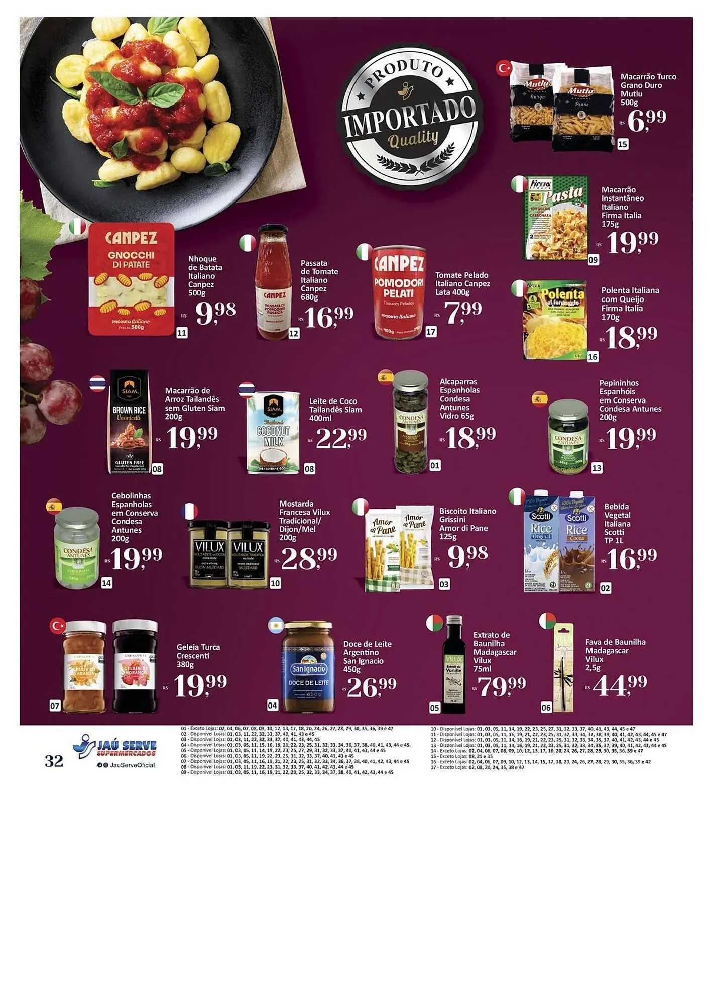 Encarte de Catálogo Supermercados Jau Serve 15 de julho até 29 de julho 2025 - Pagina 32