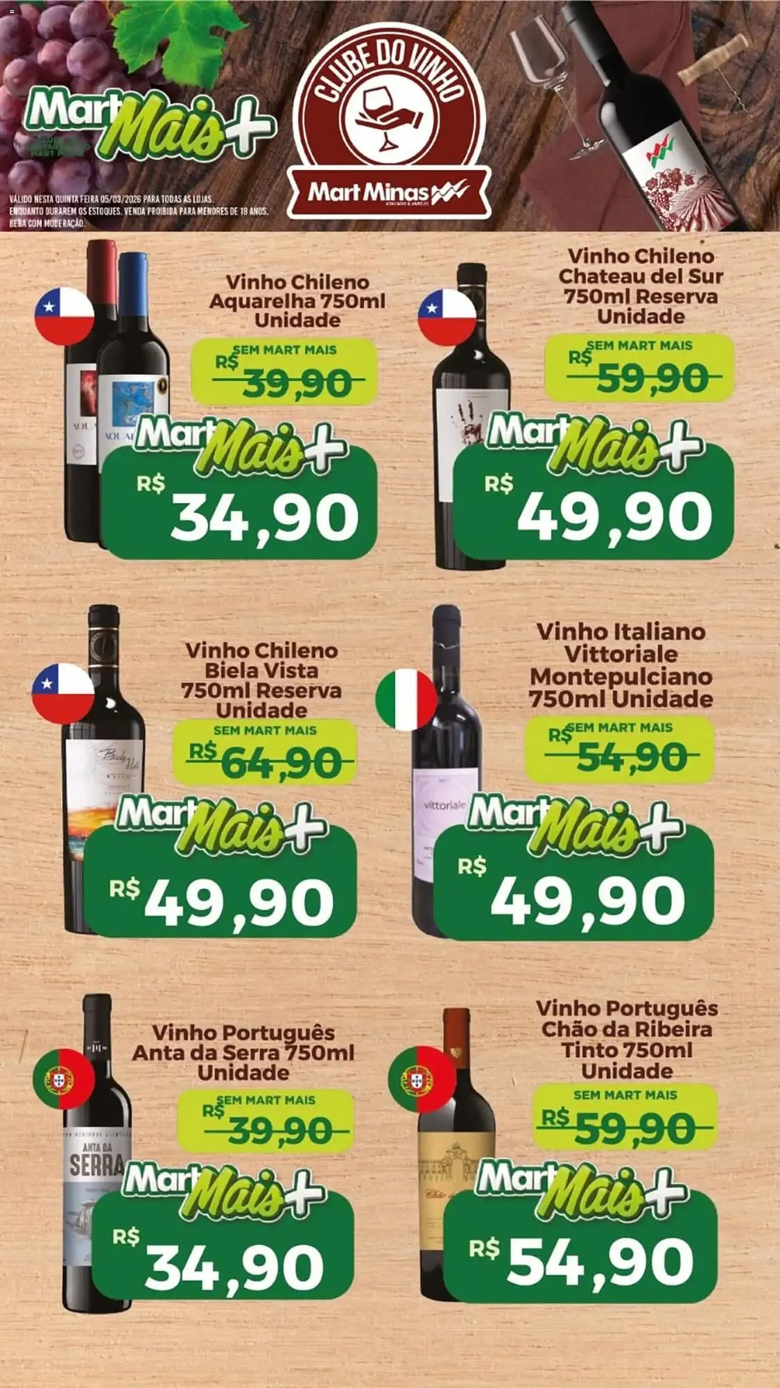 Encarte de Folheto Mart Minas 5 de março até 5 de março 2026 - Pagina 1