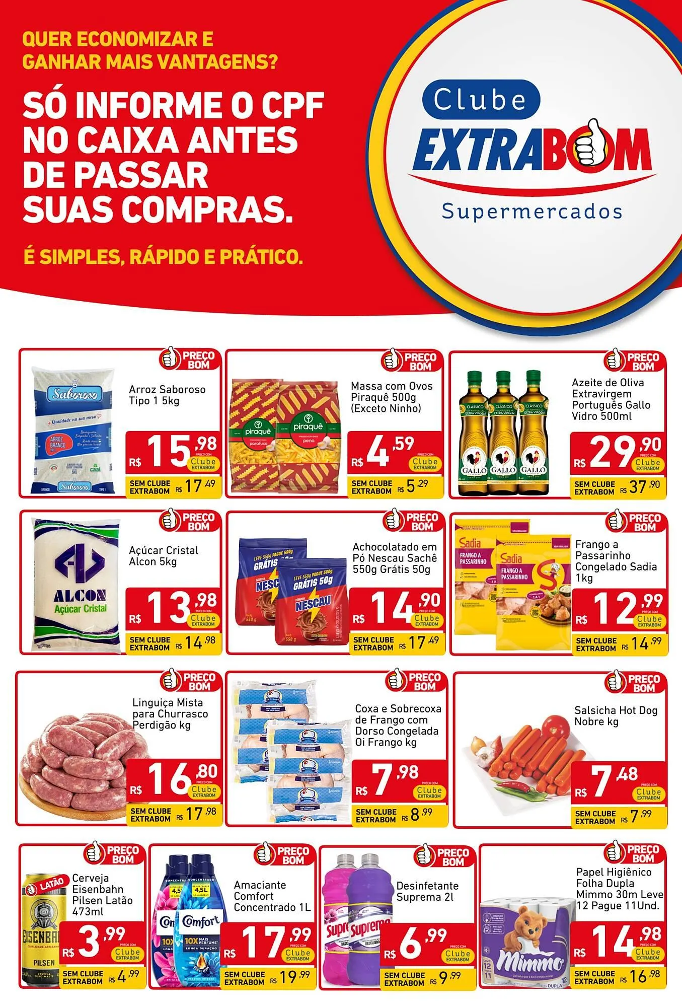 Encarte de Catálogo Extrabom Supermercados 6 de maio até 20 de maio 2026 - Pagina 1