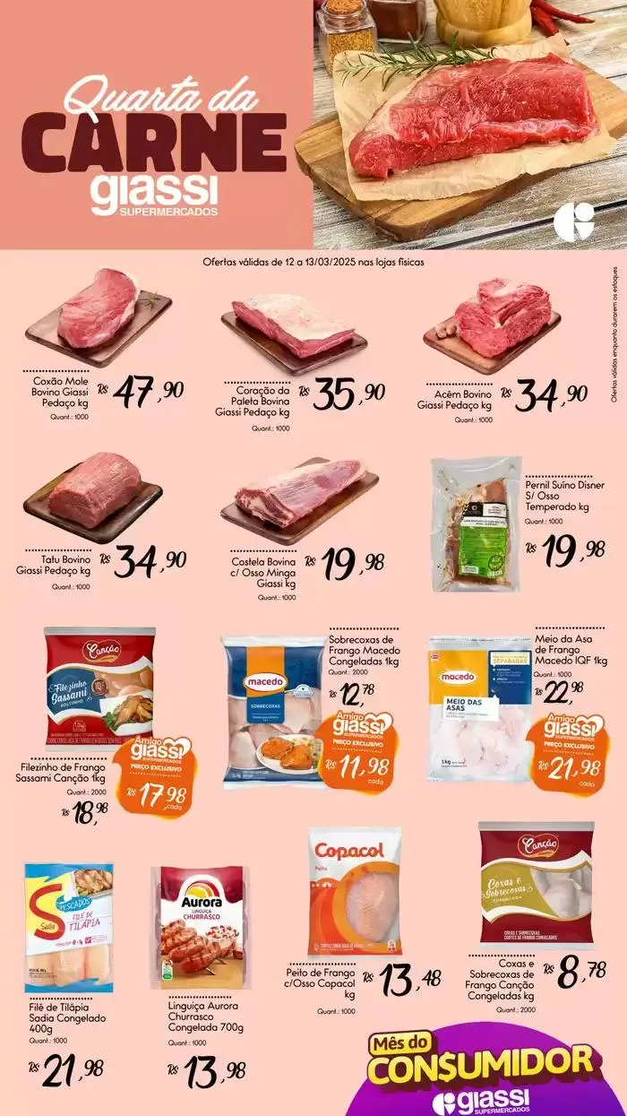 Encarte de Ofertas do dia 12 de março até 13 de março 2025 - Pagina 1