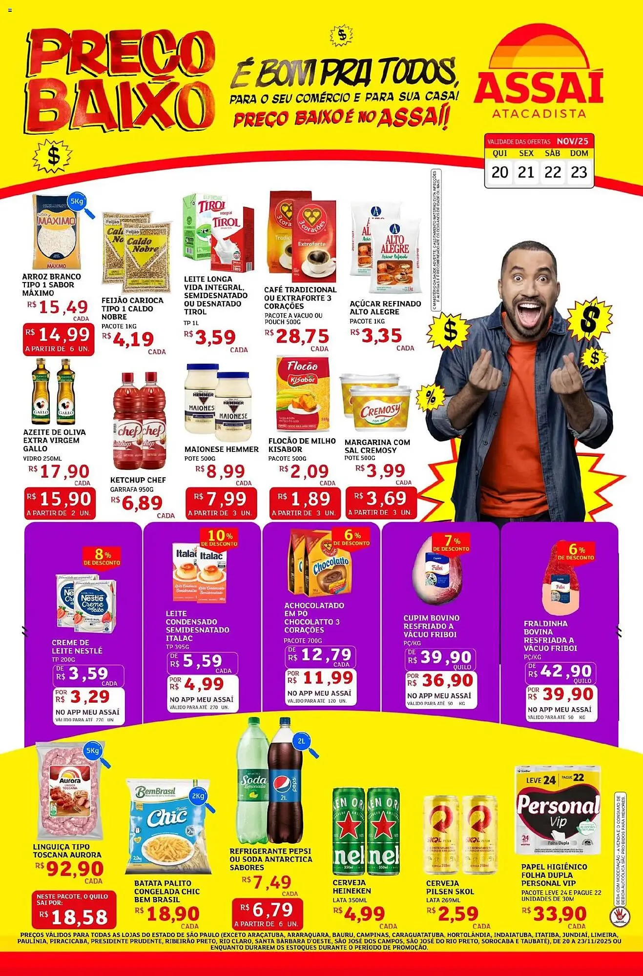 Encarte de Encarte Assaí Atacadista 20 de novembro até 23 de novembro 2025 - Pagina 1