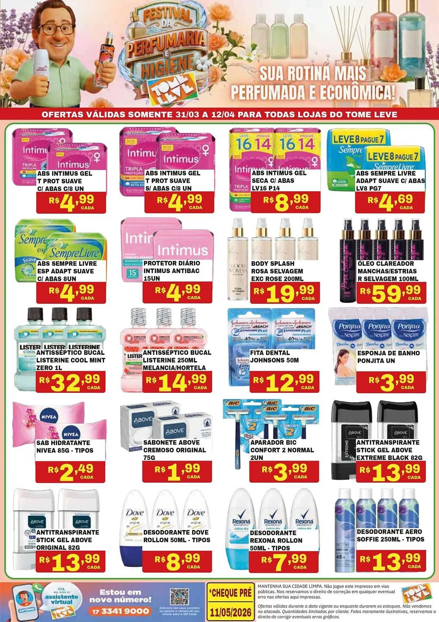 Encarte de Catálogo Tome Leve 3 de abril até 3 de abril 2026 - Pagina 7