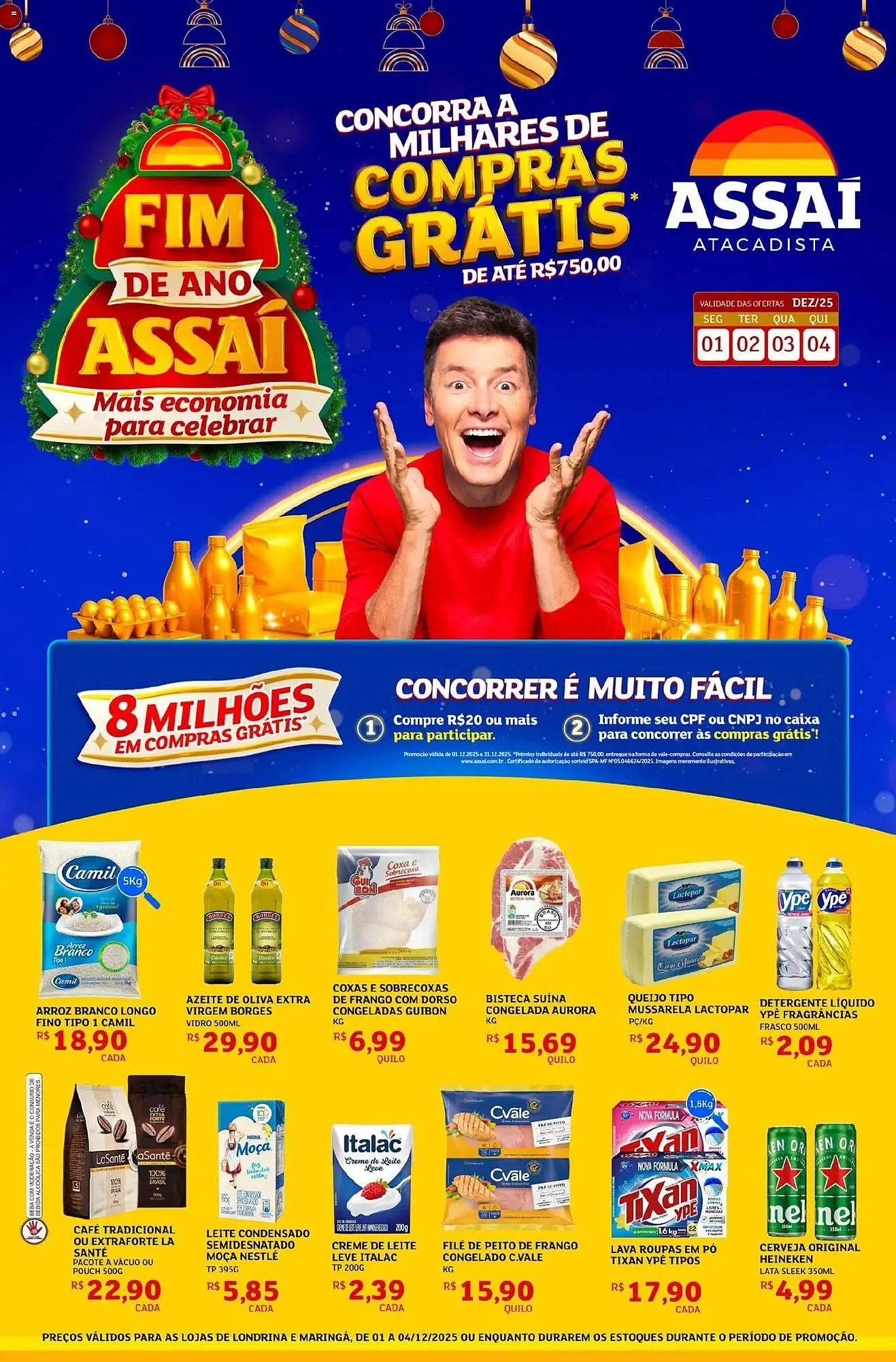 Encarte de Encarte Assaí Atacadista 1 de dezembro até 5 de dezembro 2025 - Pagina 1