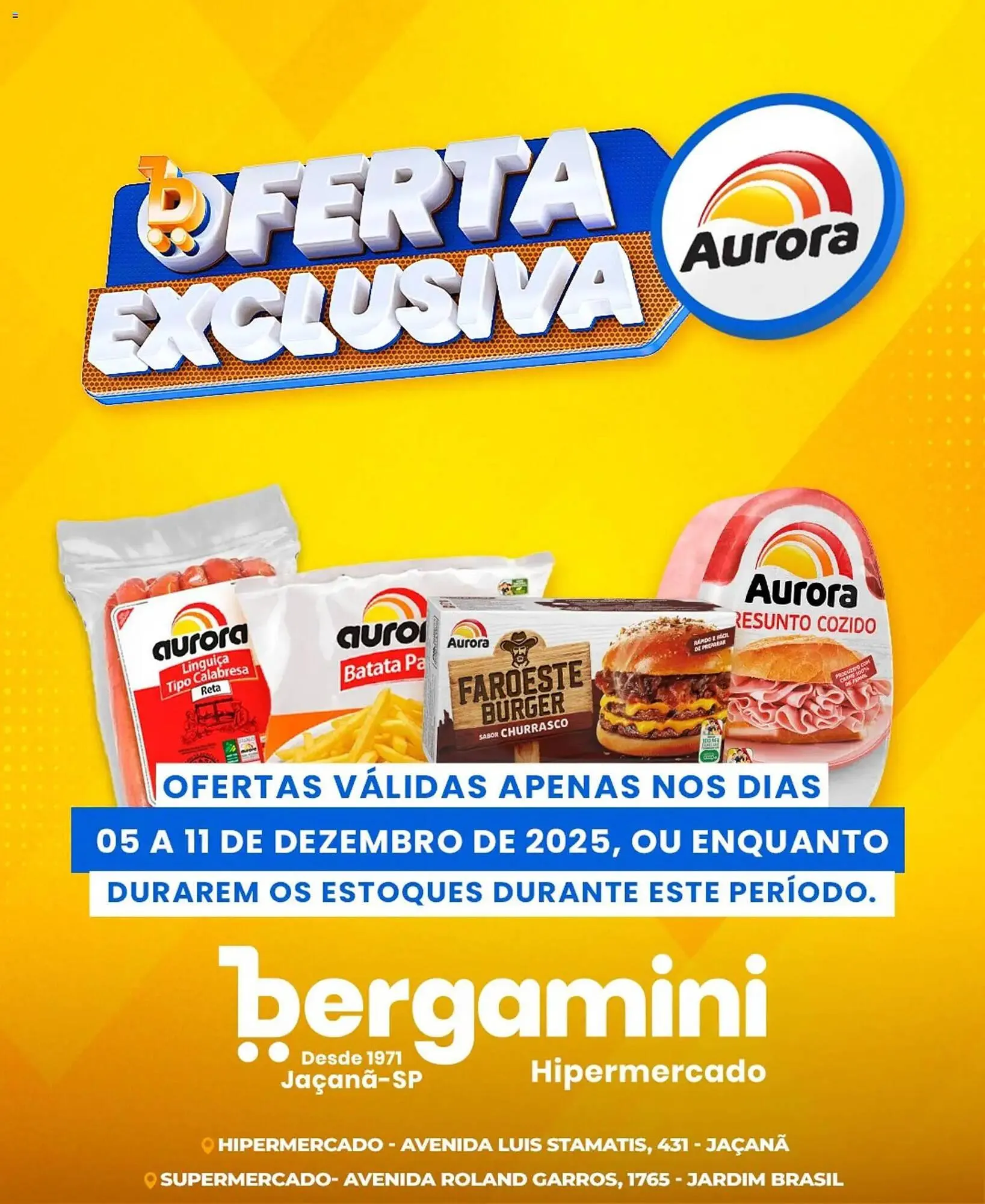 Encarte de Catálogo Supermercado Bergamini 5 de dezembro até 11 de dezembro 2025 - Pagina 1