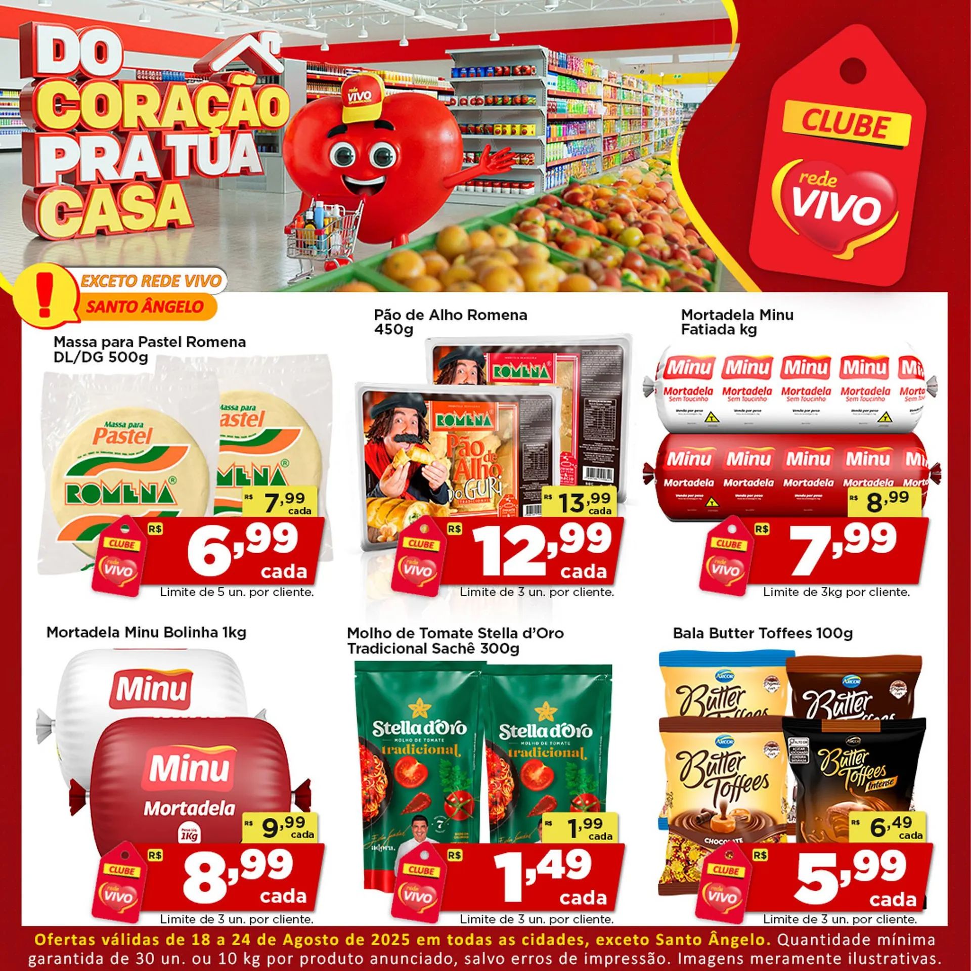 Encarte de Catálogo Rede Vivo 18 de agosto até 24 de agosto 2025 - Pagina 2