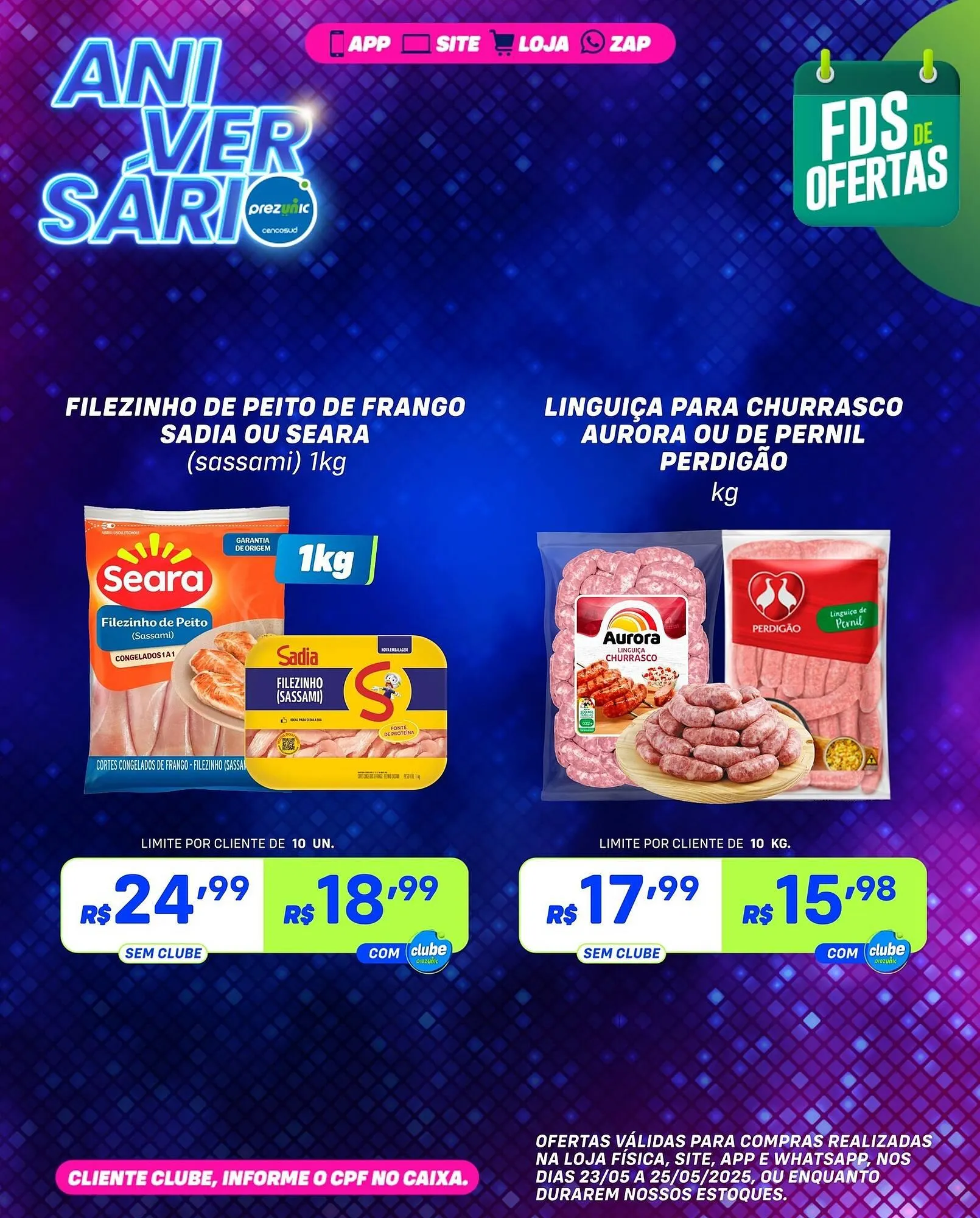 Encarte de Catálogo Prezunic 23 de maio até 25 de maio 2025 - Pagina 3