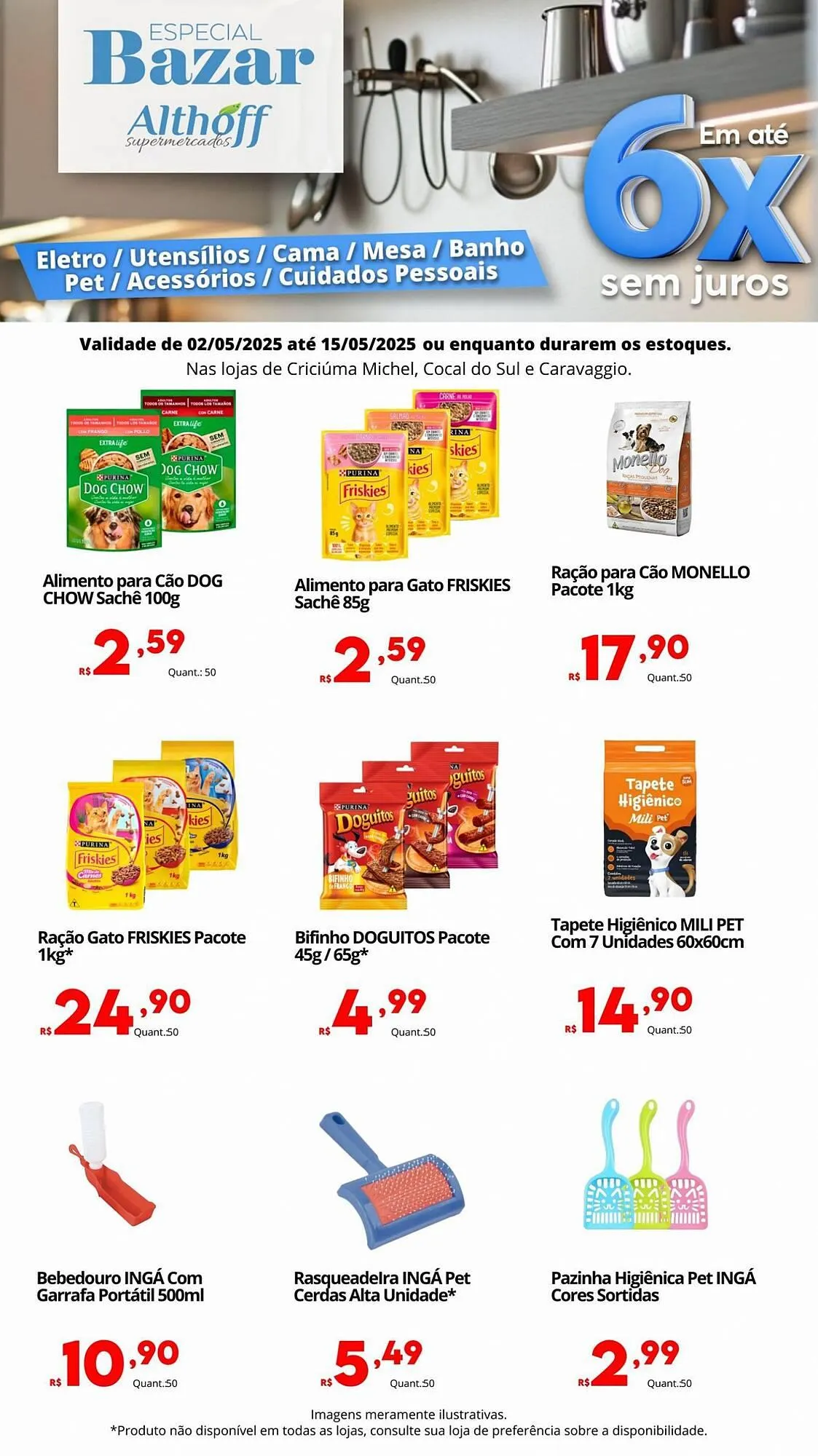 Encarte de Catálogo Althoff Supermercados 2 de maio até 15 de maio 2025 - Pagina 6