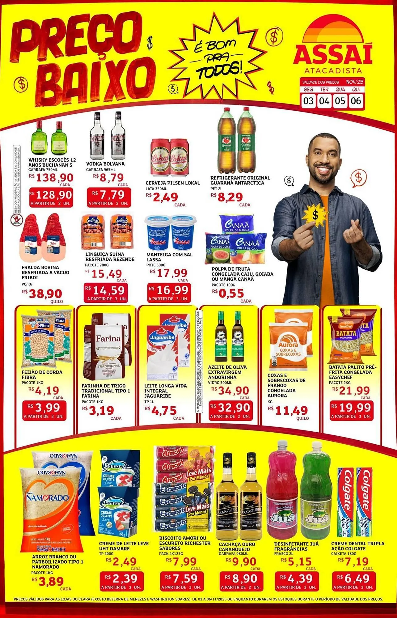 Encarte de Encarte Assaí Atacadista 5 de novembro até 6 de novembro 2025 - Pagina 1