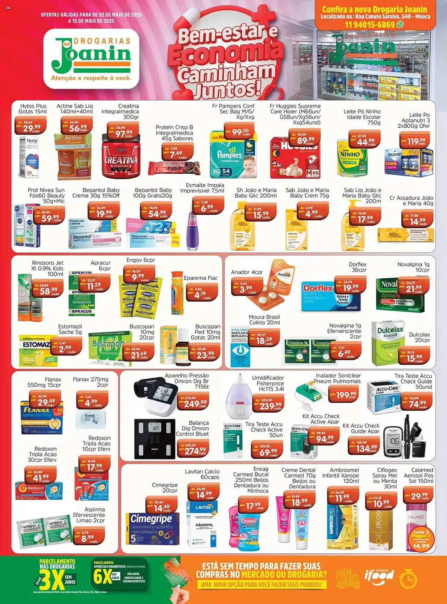 Encarte de Catálogo Supermercados Joanin 2 de maio até 15 de maio 2025 - Pagina 1