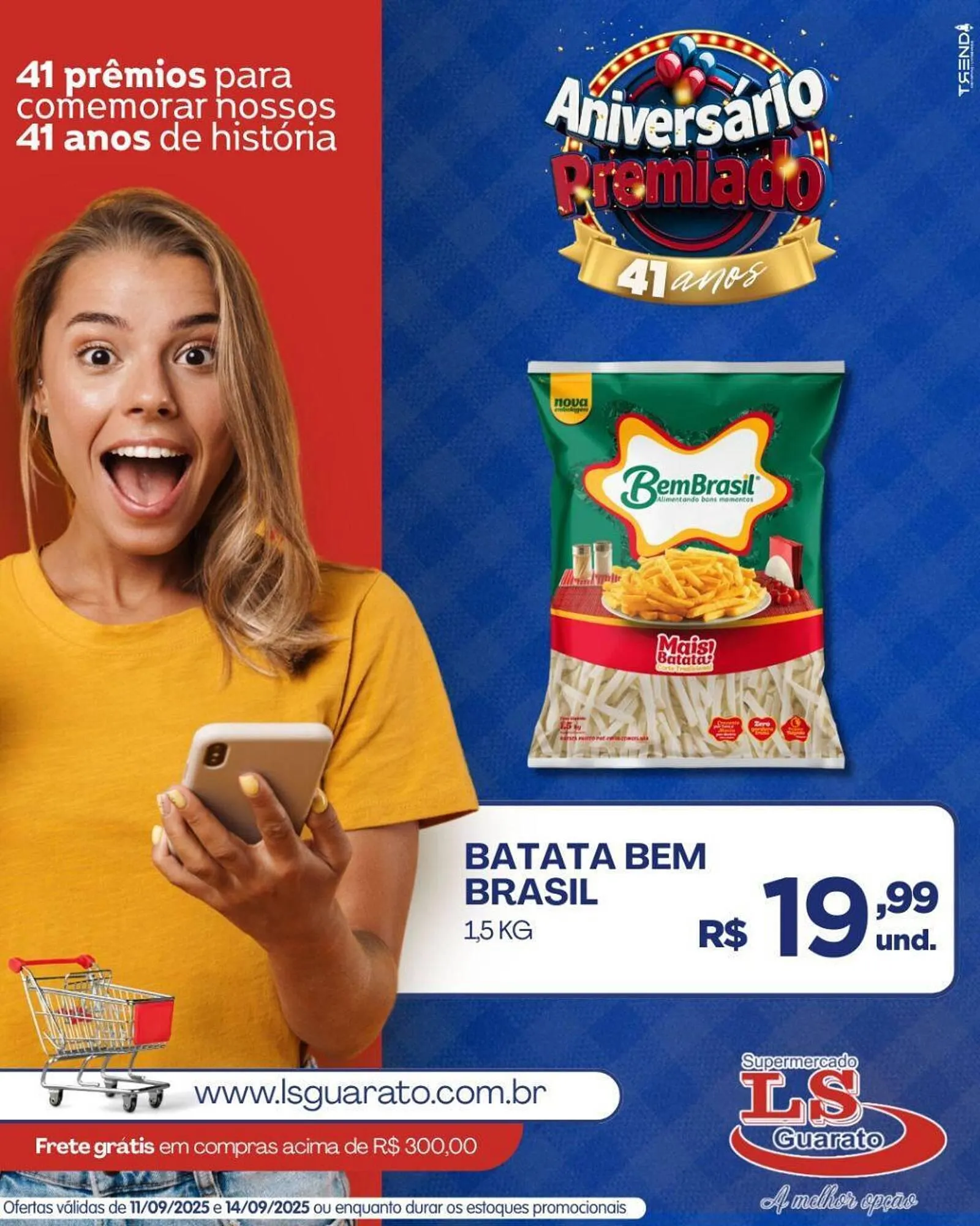 Encarte de Catálogo Supermercado LS Guarato 11 de setembro até 14 de setembro 2025 - Pagina 2