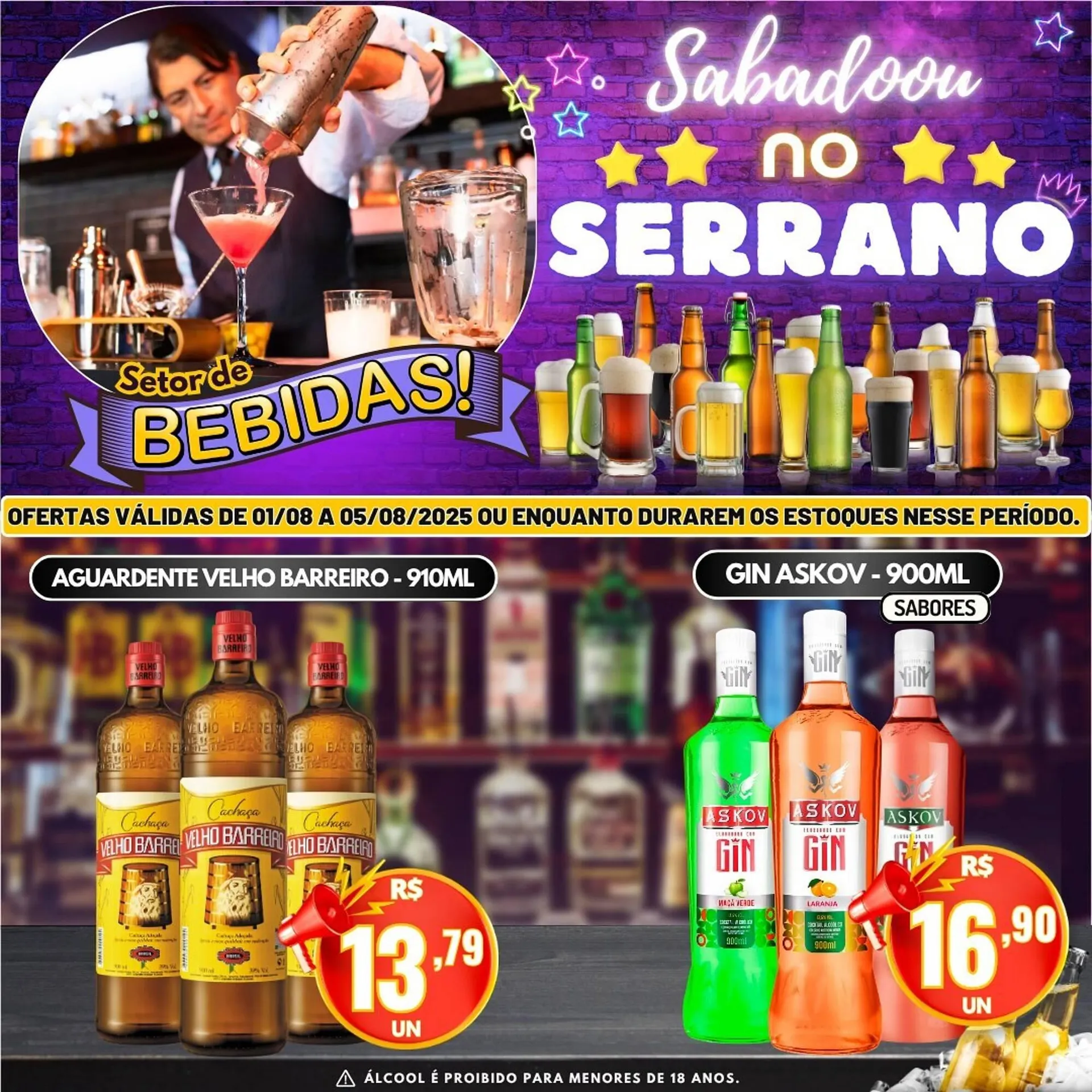 Encarte de Catálogo Serrano Supermercado 3 de agosto até 5 de agosto 2025 - Pagina 2