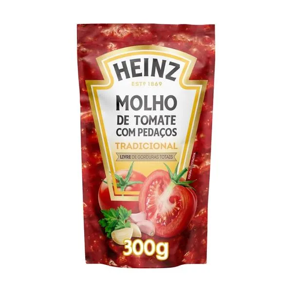 Molho de Tomate Heinz Tradicional 300g Sachet