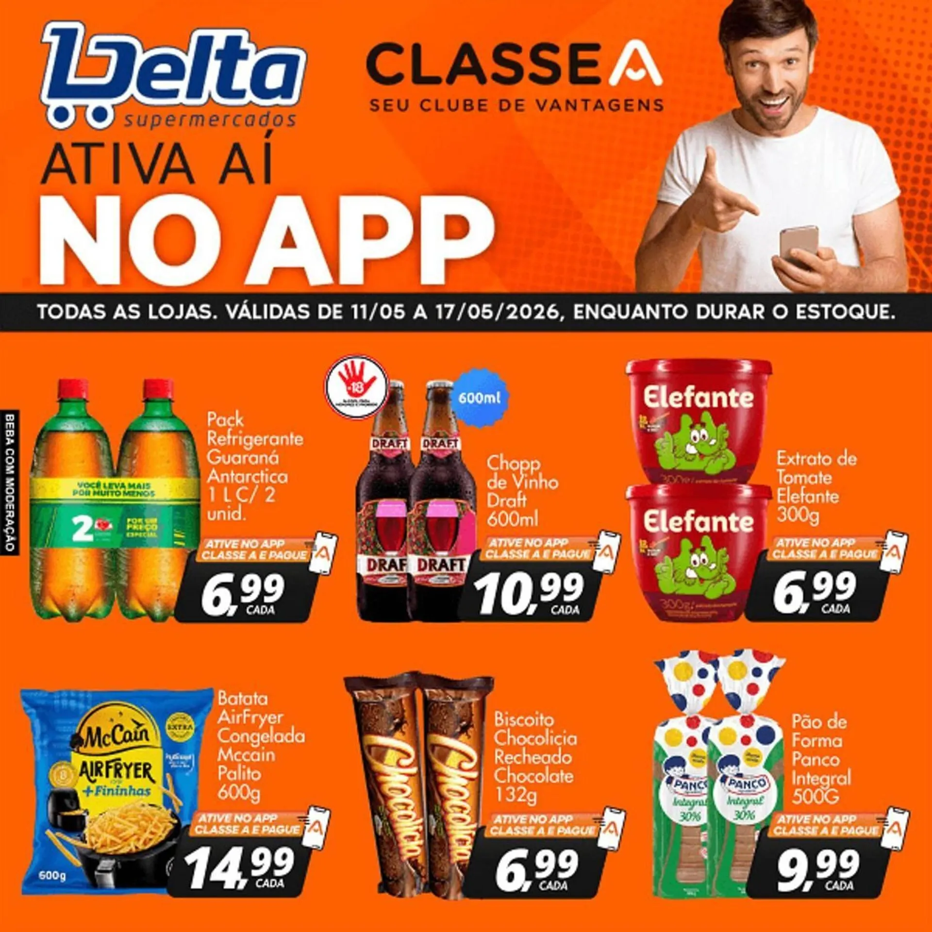 Encarte de Catálogo Delta Supermercados 11 de maio até 17 de maio 2026 - Pagina 1