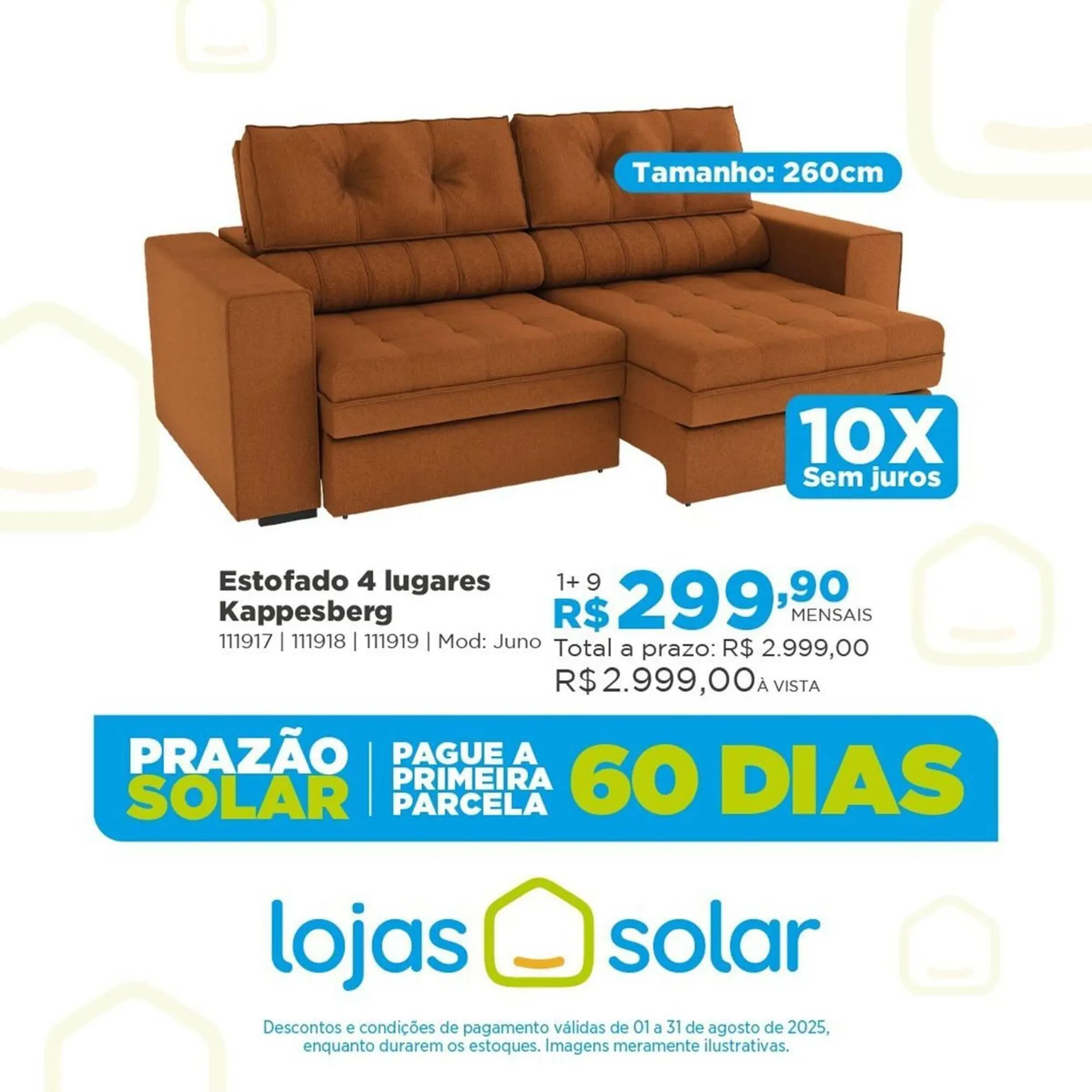 Encarte de Catálogo Lojas Solar 1 de agosto até 31 de agosto 2025 - Pagina 7