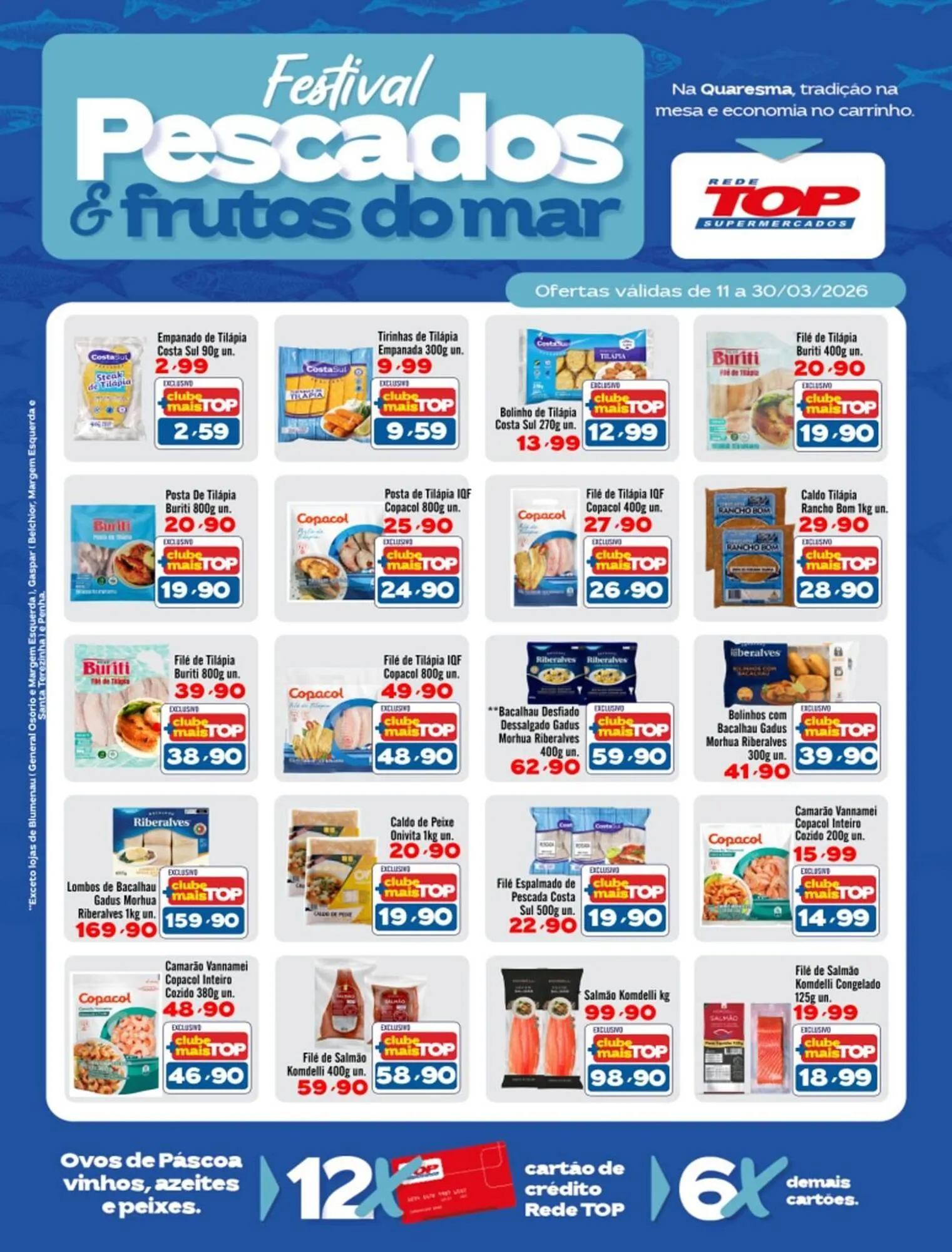 Encarte de Encarte Rede Top 11 de março até 30 de março 2026 - Pagina 1