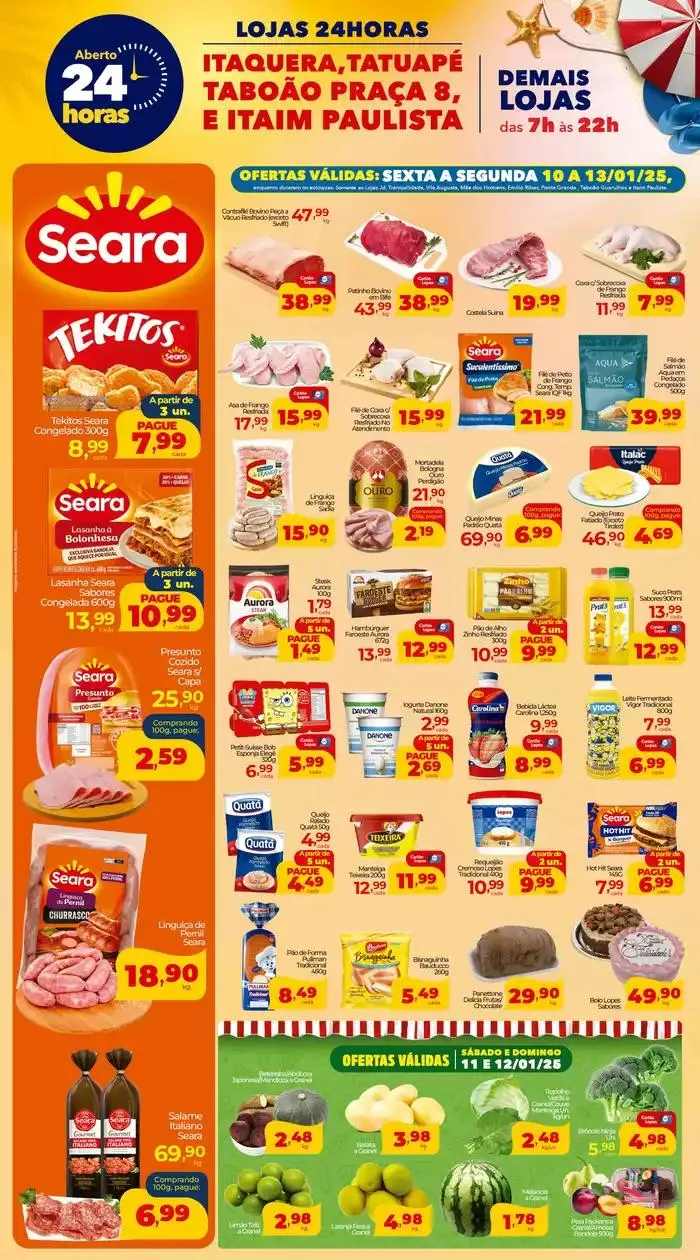 Encarte de SUPER OFERTAS MUITO MAIS BARATO 10 de janeiro até 13 de janeiro 2025 - Pagina 2