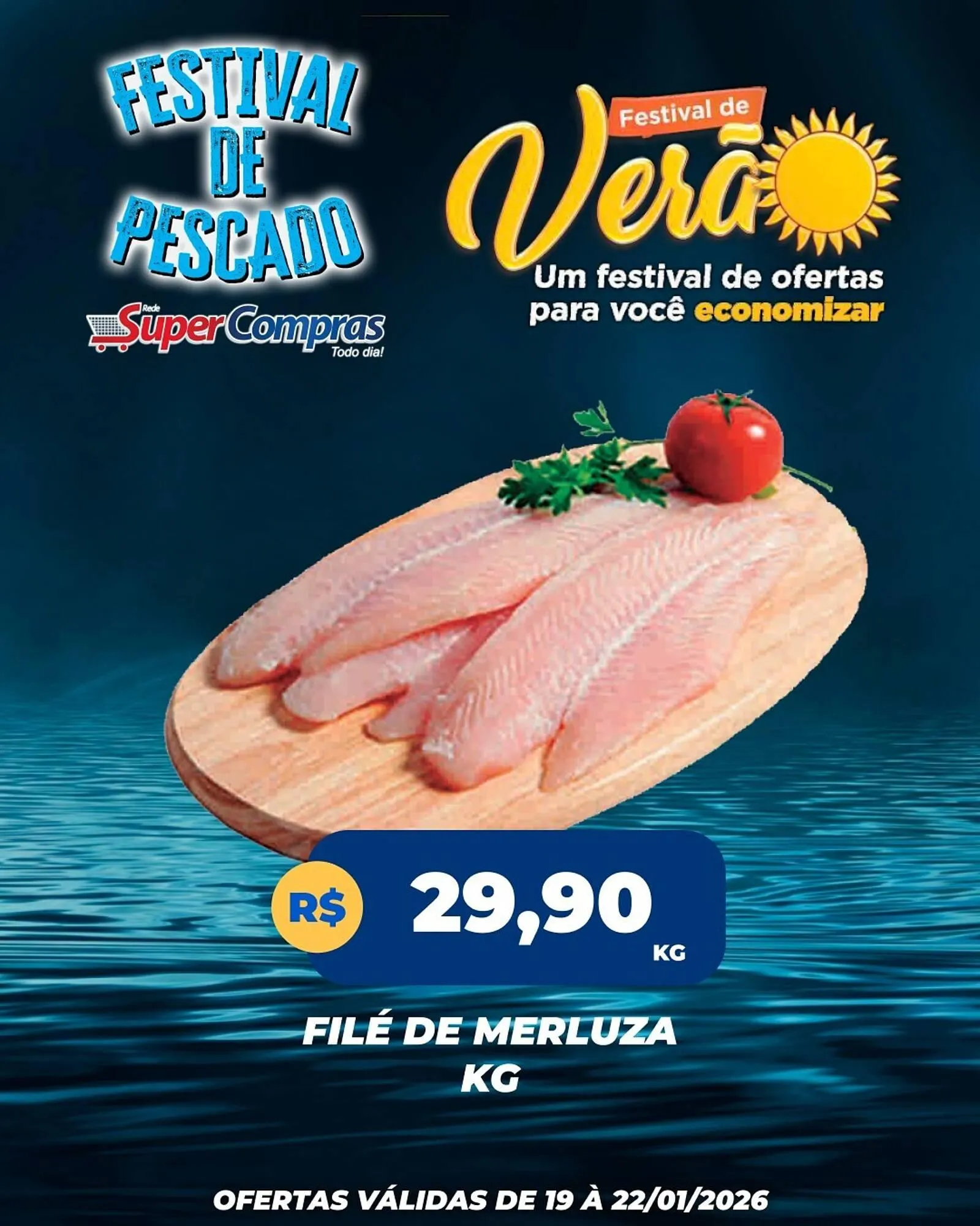 Encarte de Encarte Rede Super Compras 19 de janeiro até 22 de janeiro 2026 - Pagina 1