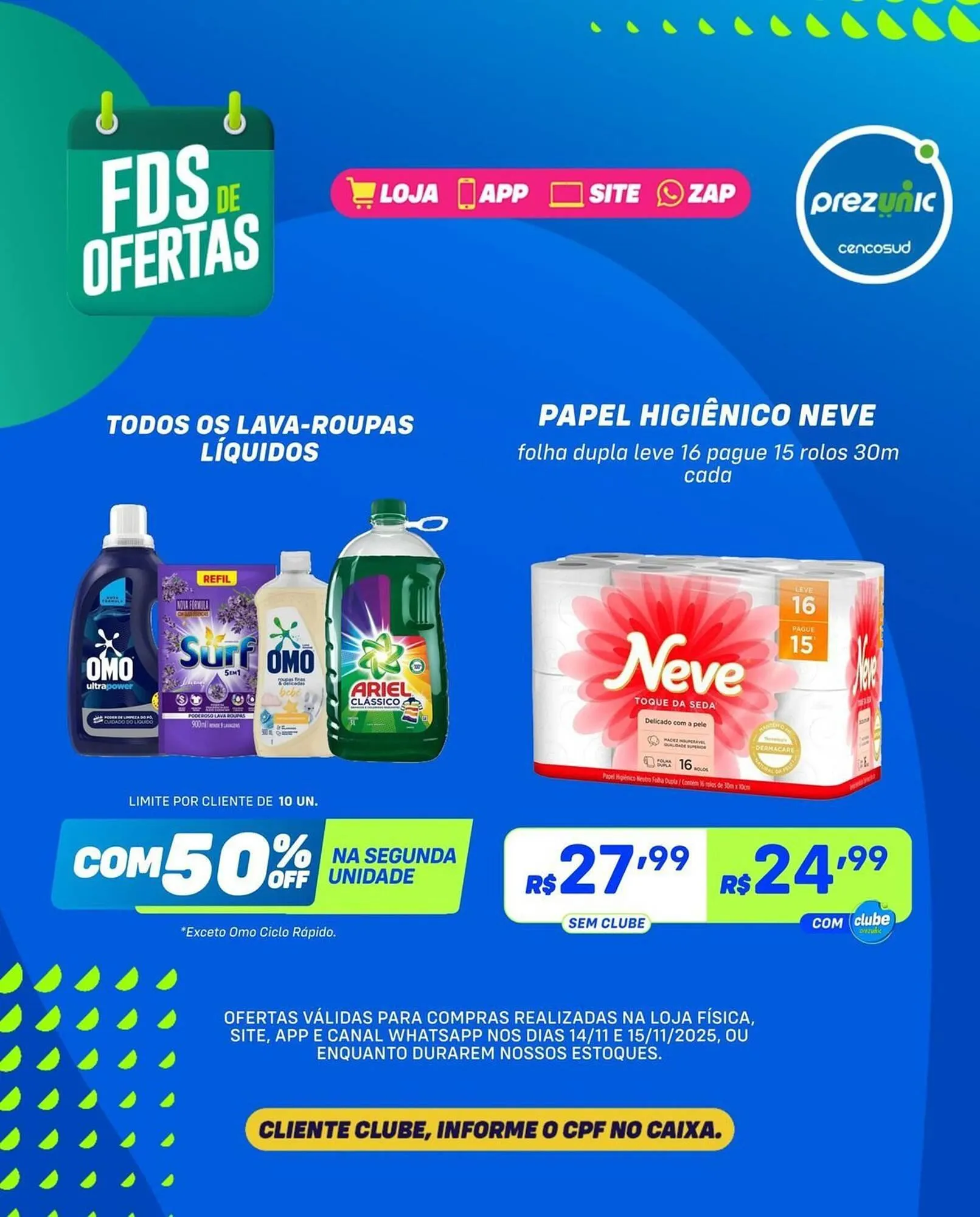 Encarte de Encarte Prezunic 14 de novembro até 15 de novembro 2025 - Pagina 3