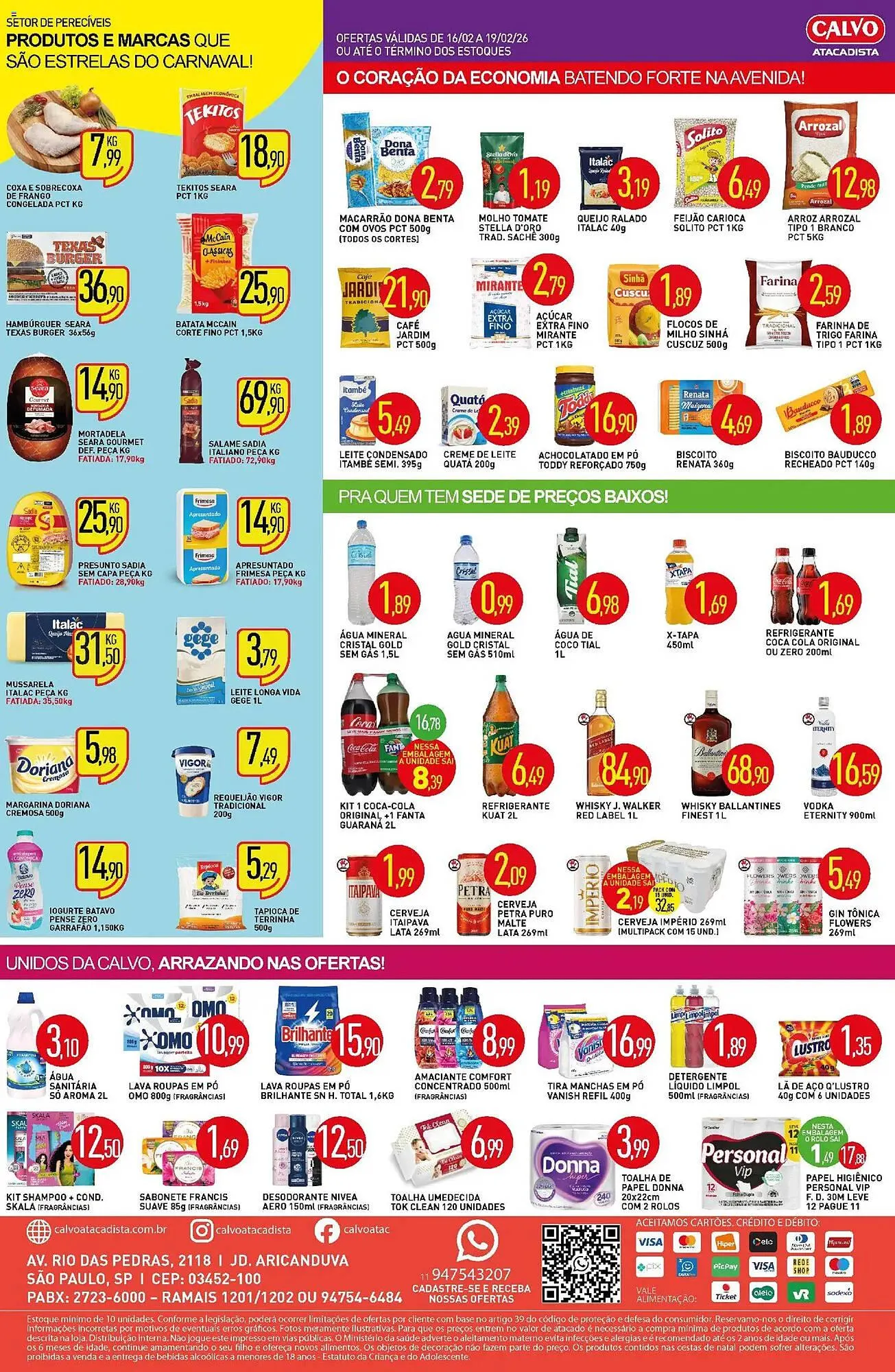 Encarte de Folheto Calvo Atacadista 16 de fevereiro até 19 de fevereiro 2026 - Pagina 2