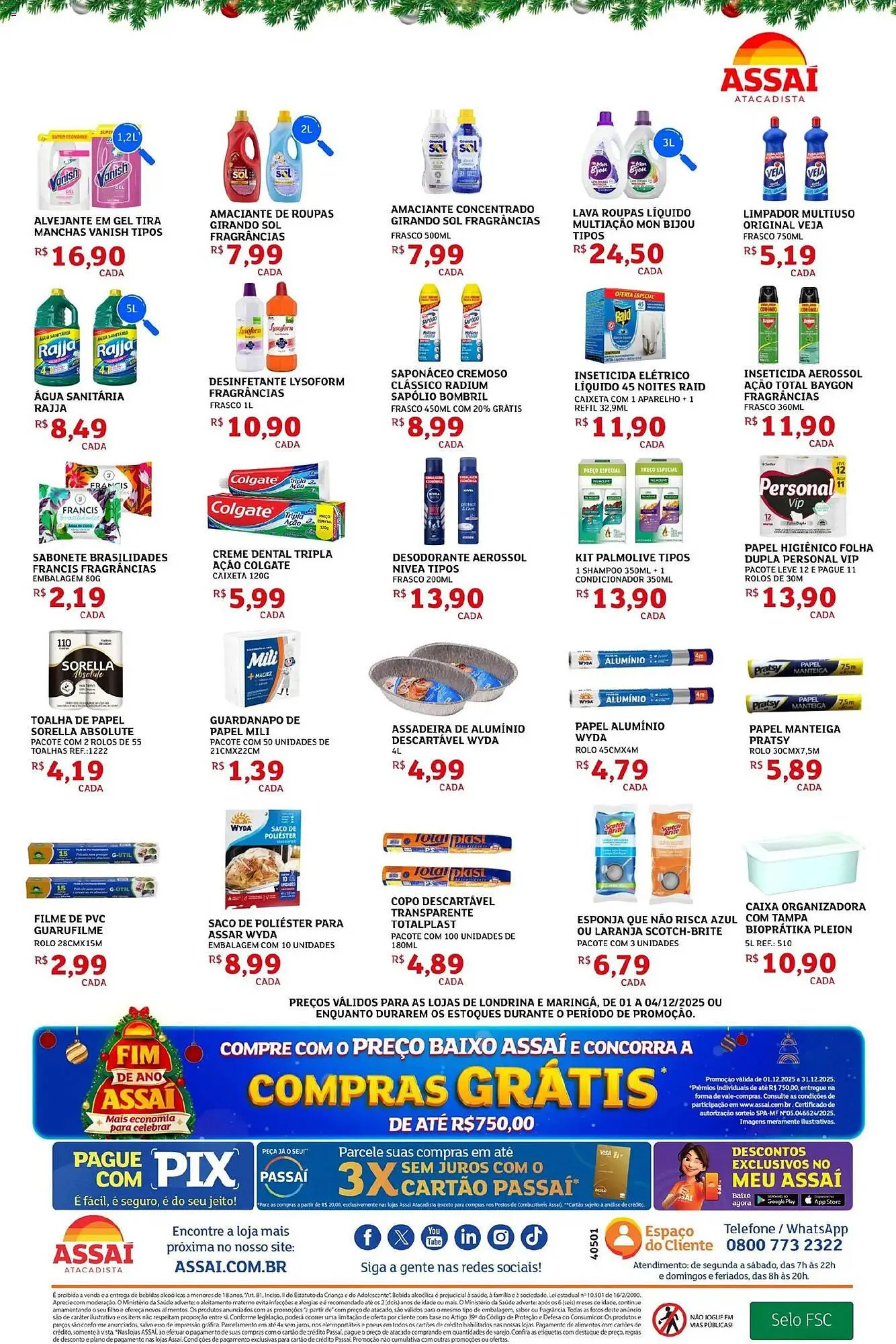 Encarte de Encarte Assaí Atacadista 1 de dezembro até 5 de dezembro 2025 - Pagina 4
