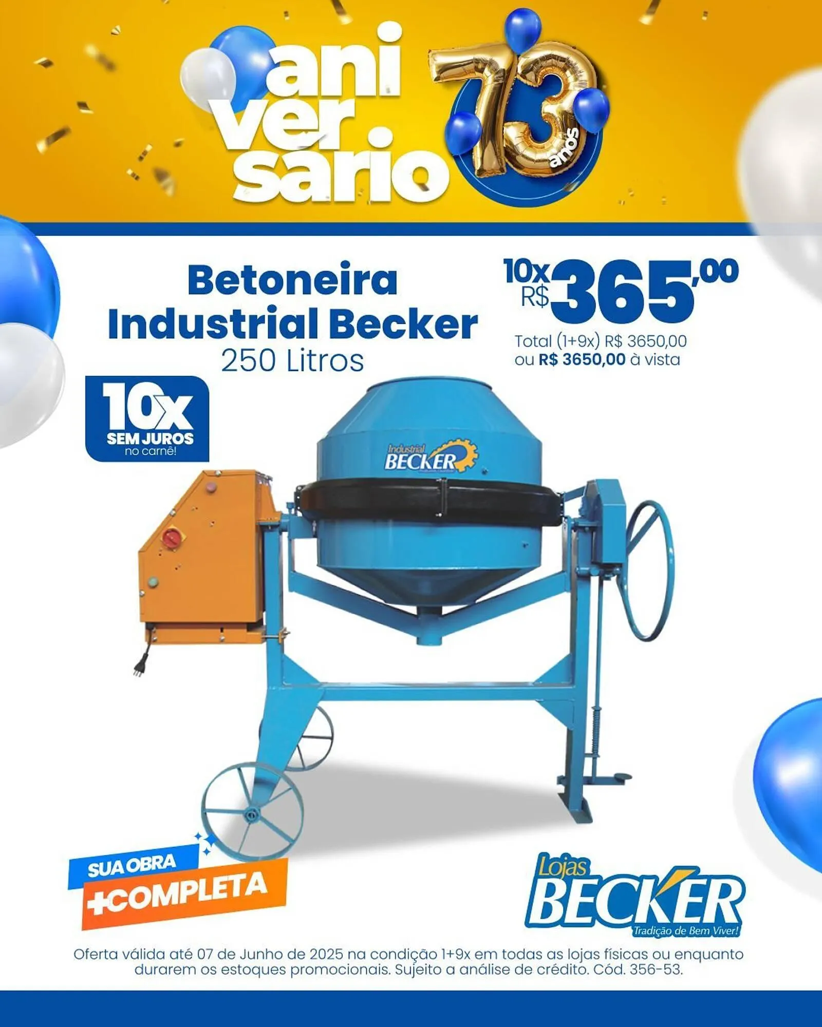 Encarte de Catálogo Lojas Becker 6 de junho até 7 de junho 2025 - Pagina 1