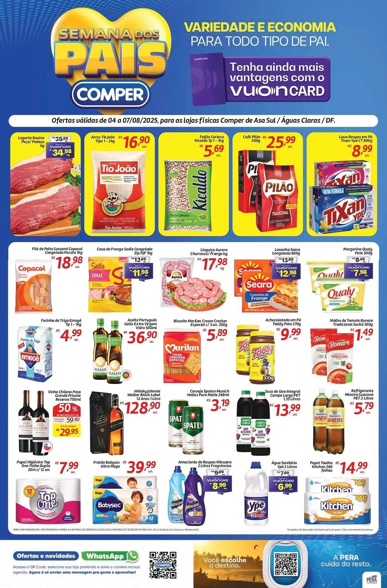 Encarte de Catálogo Comper 4 de agosto até 7 de agosto 2025 - Pagina 1